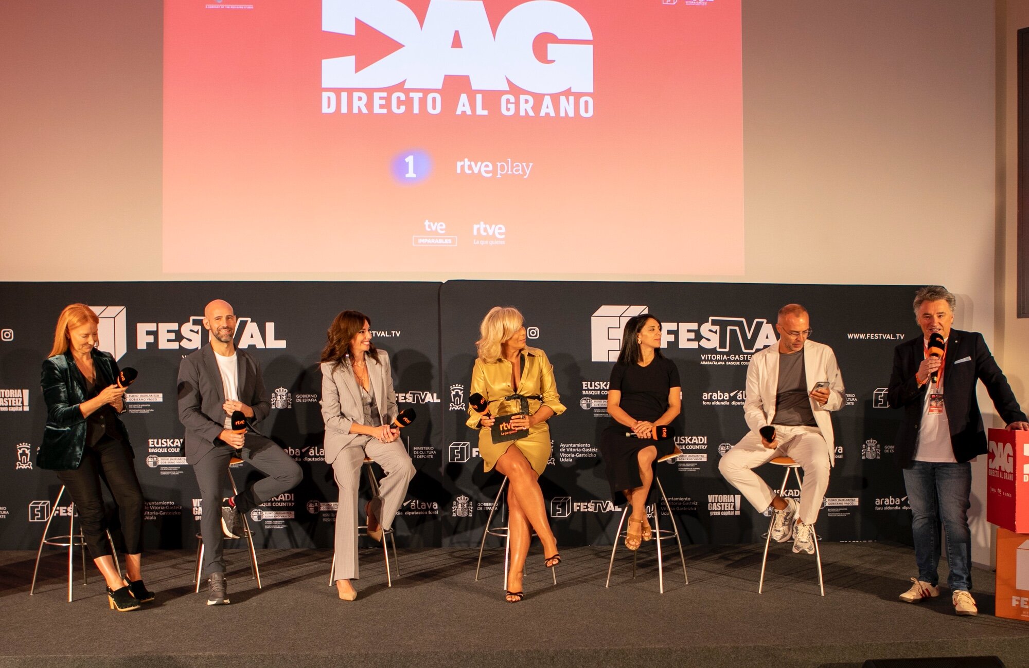 Rueda de prensa de &#39;Directo al grano&#39; en el FesTVal de Vitoria-Gasteiz