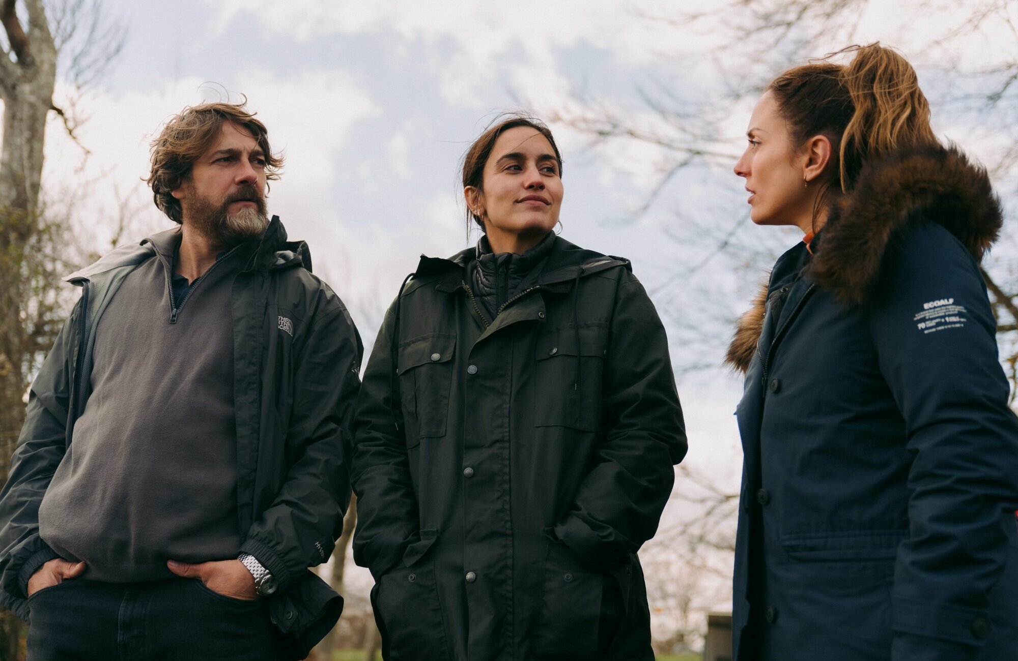 Félix Gómez, Megan Montaner y Silvia Alonso en &#39;La caza. Irati&#39;