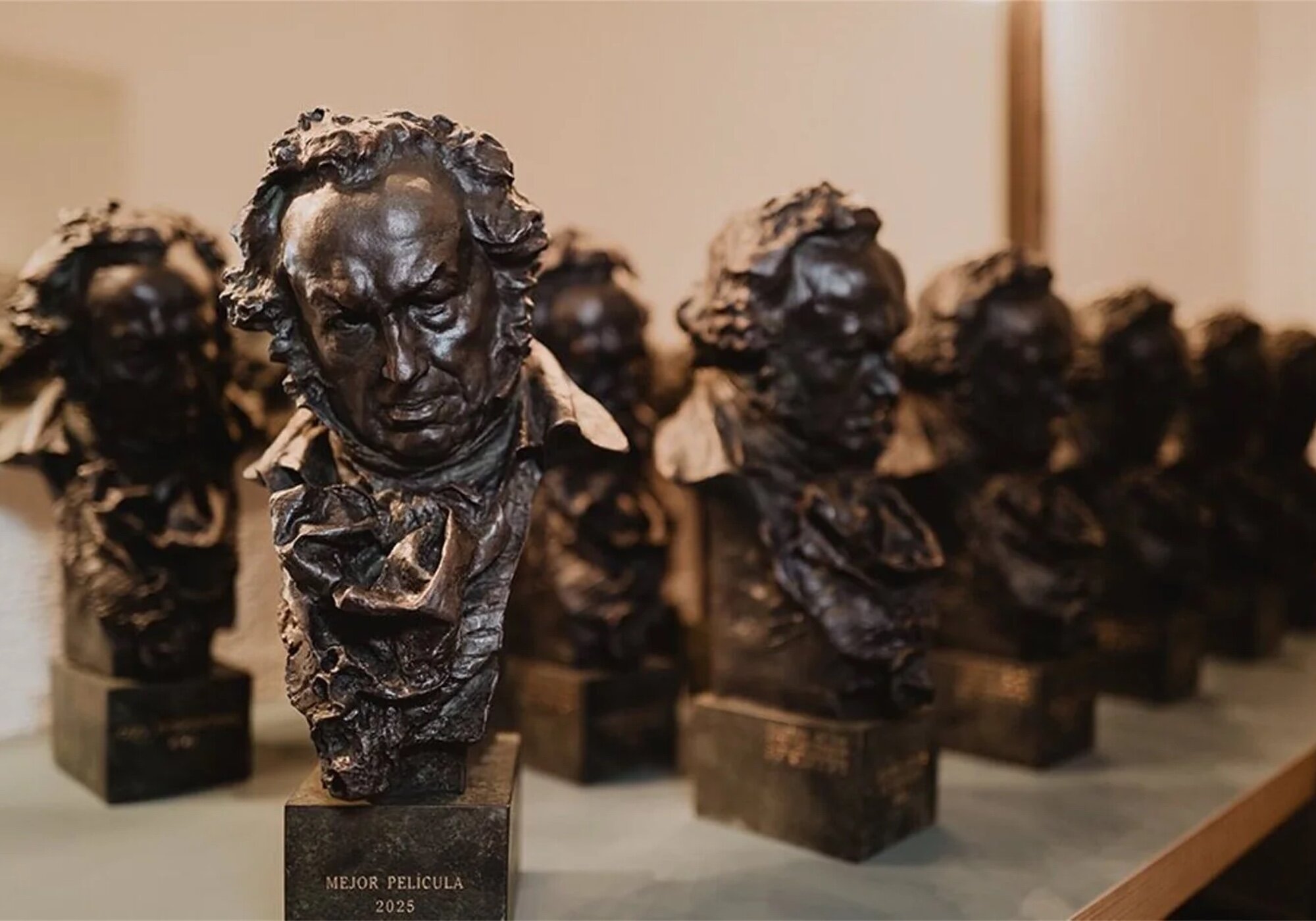 Las estatuillas de los Premios Goya 2025