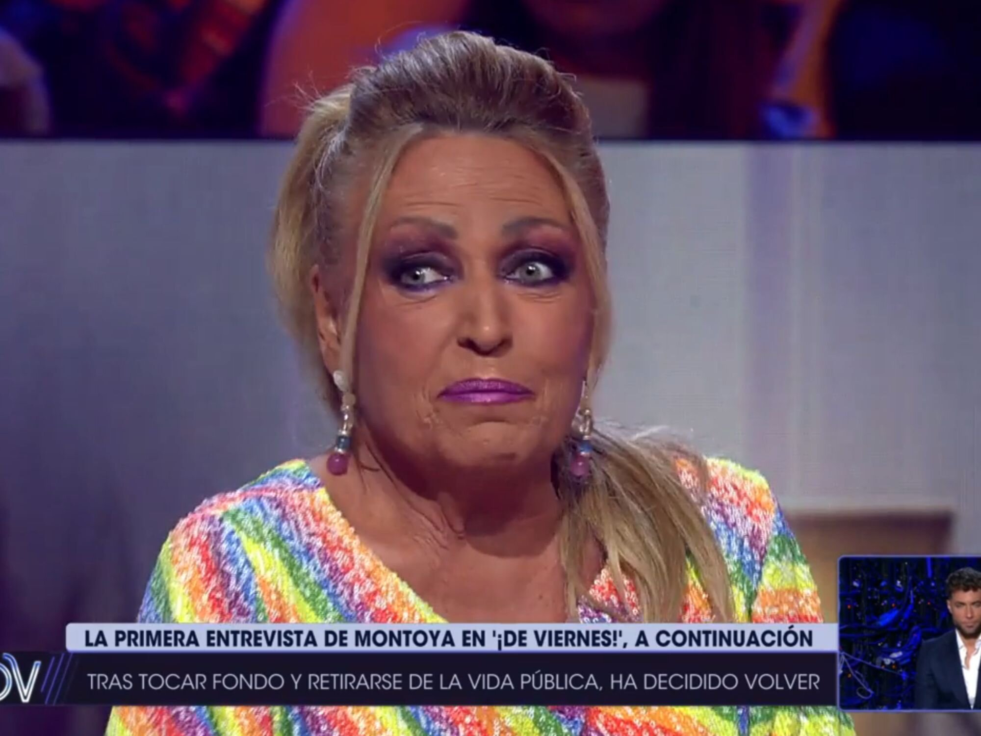 Lydia Lozano siendo entrevistada en &#39;¡De viernes!&#39;