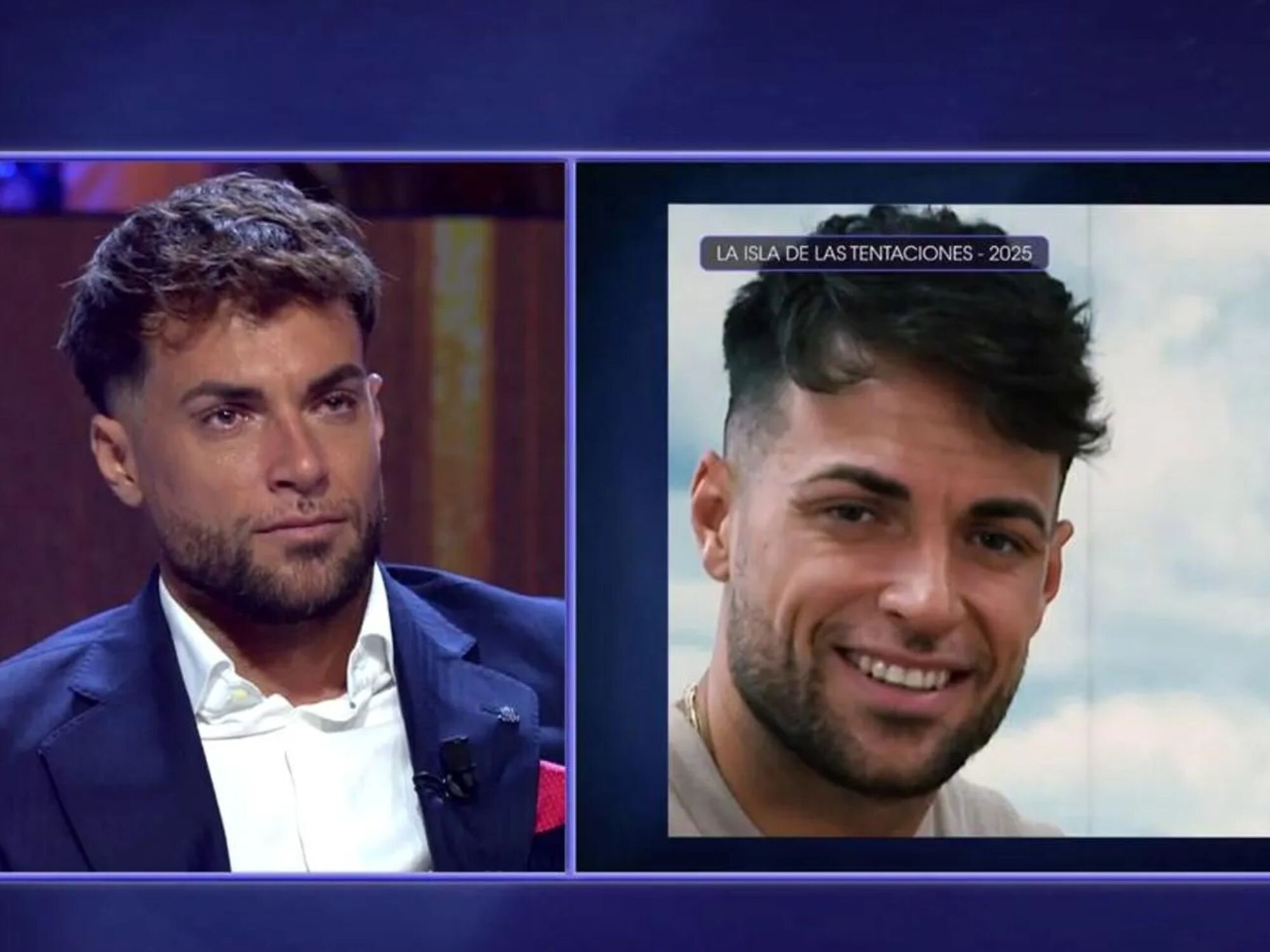 Montoya viendo imágenes de &#39;La isla de las tentaciones&#39; en &#39;¡De viernes!&#39;