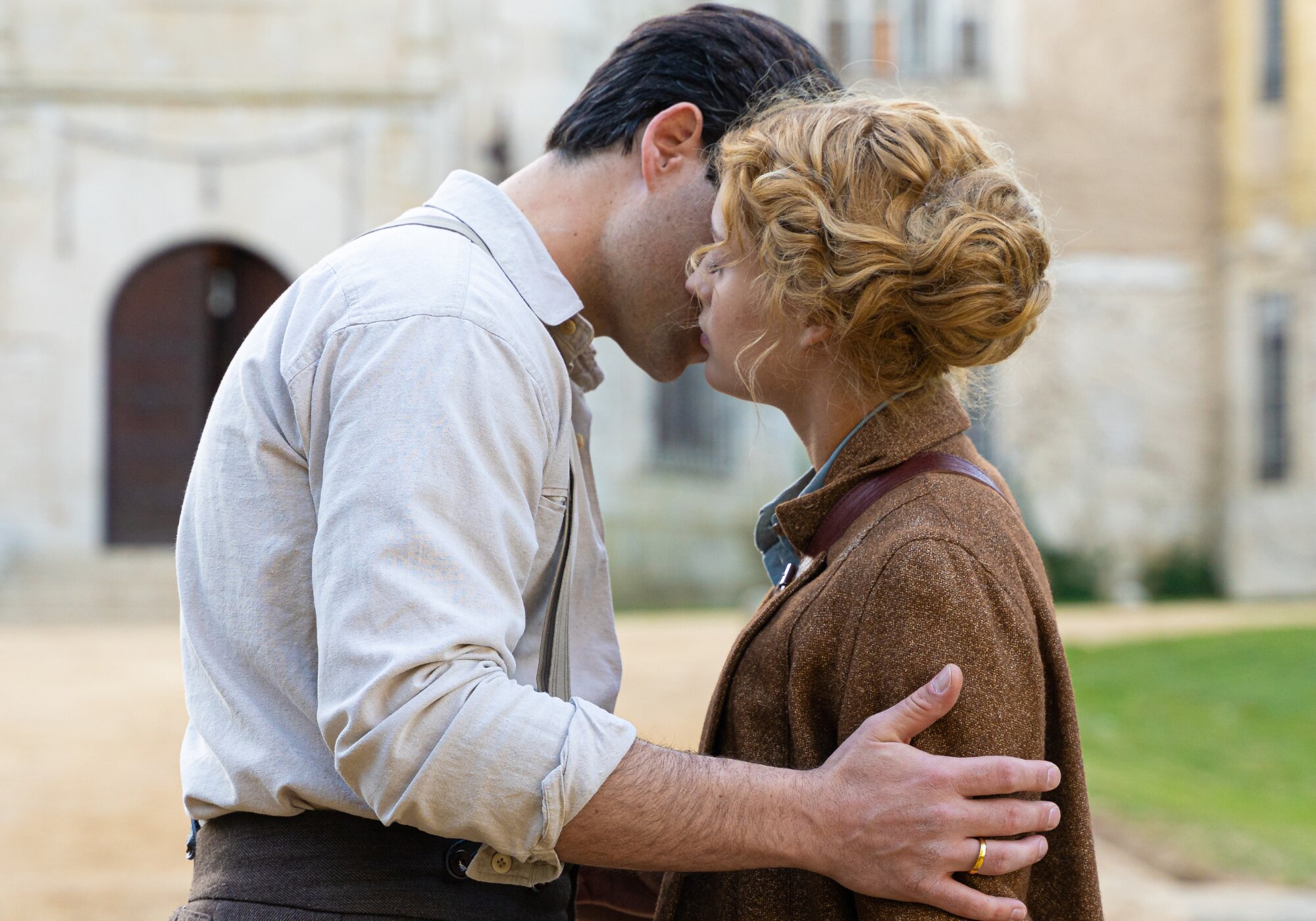 Manuel y Jana antes del trágico desenlace del personaje de Ana Garcés