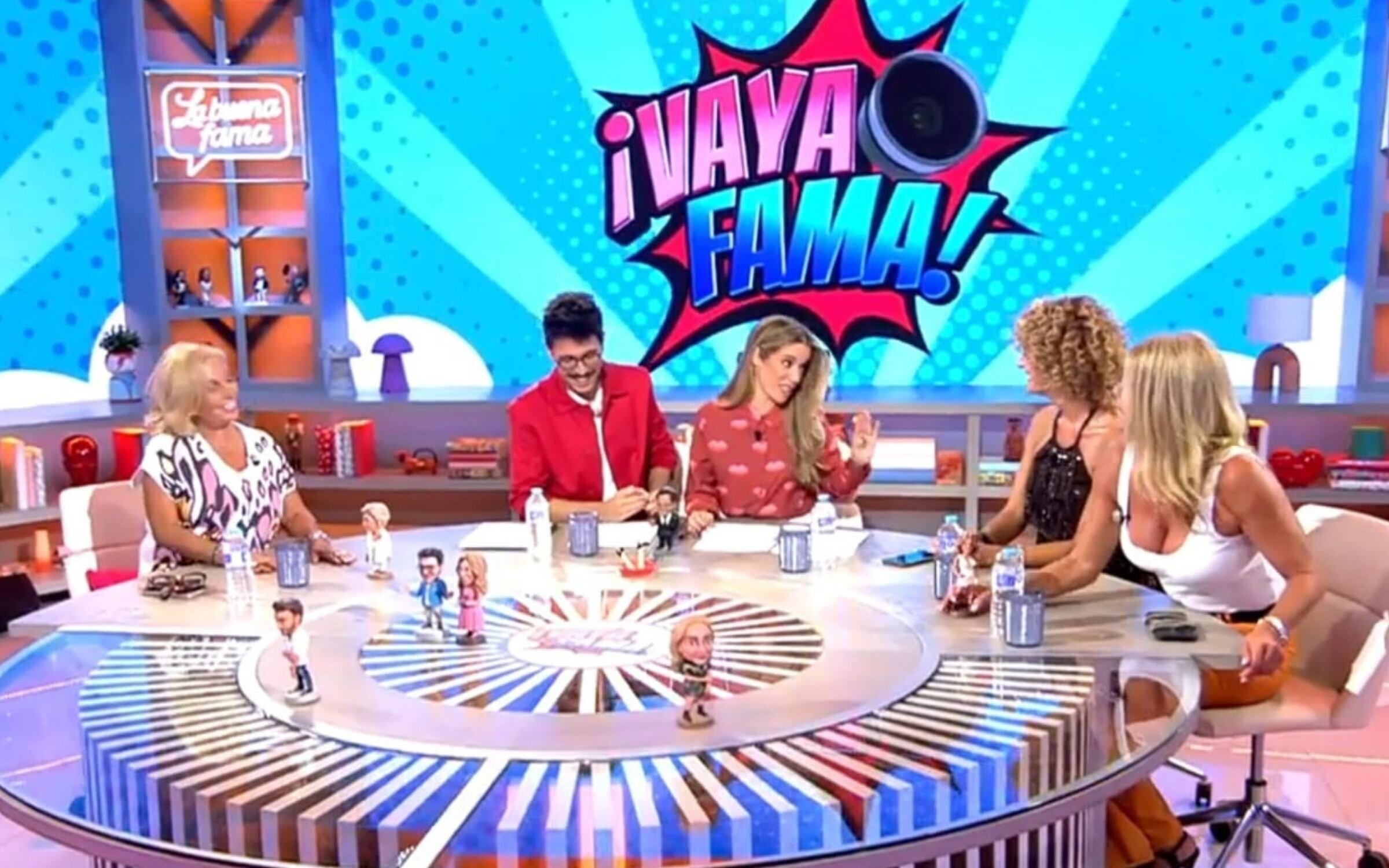 El plató de &#39;¡Vaya fama!&#39; con Carmen Borrego, Makoke, Gema Fernández, Cristina Lasvignes y Fran Ramírez
