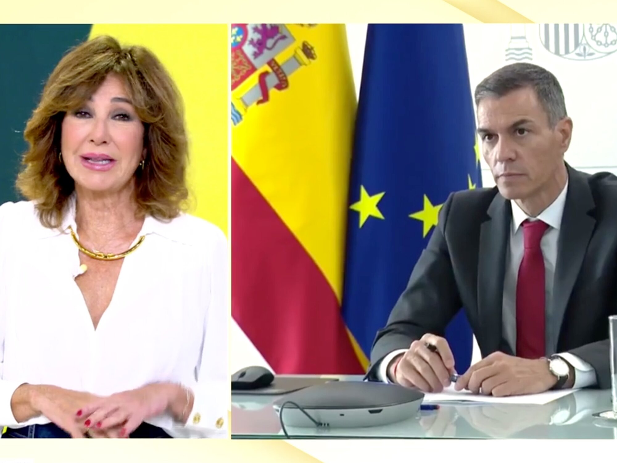 Ana Rosa Quintana y su editorial contra Pedro Sánchez