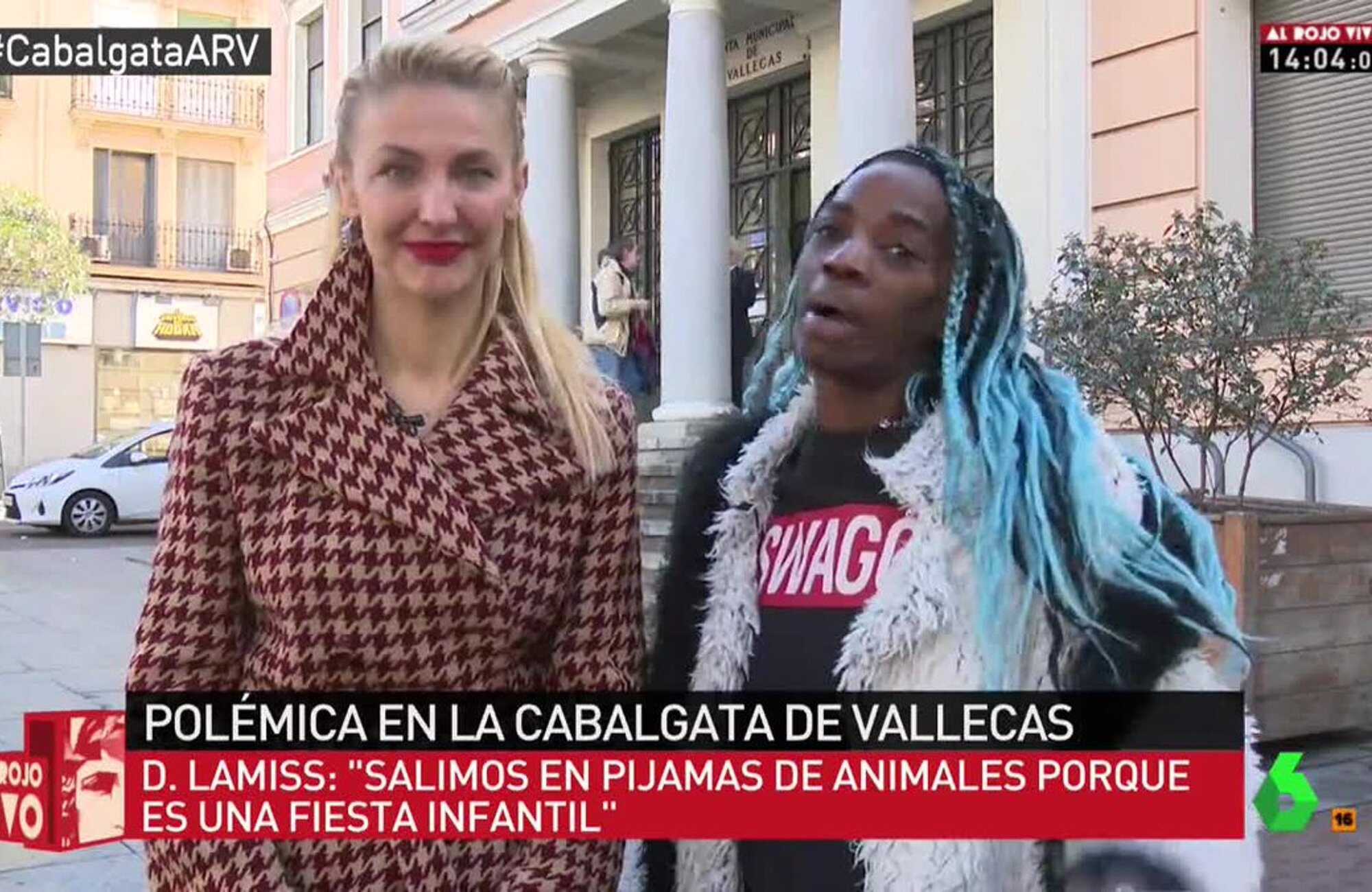 Dnoé Lamiss en una conexión con &#39;Al rojo vivo&#39;