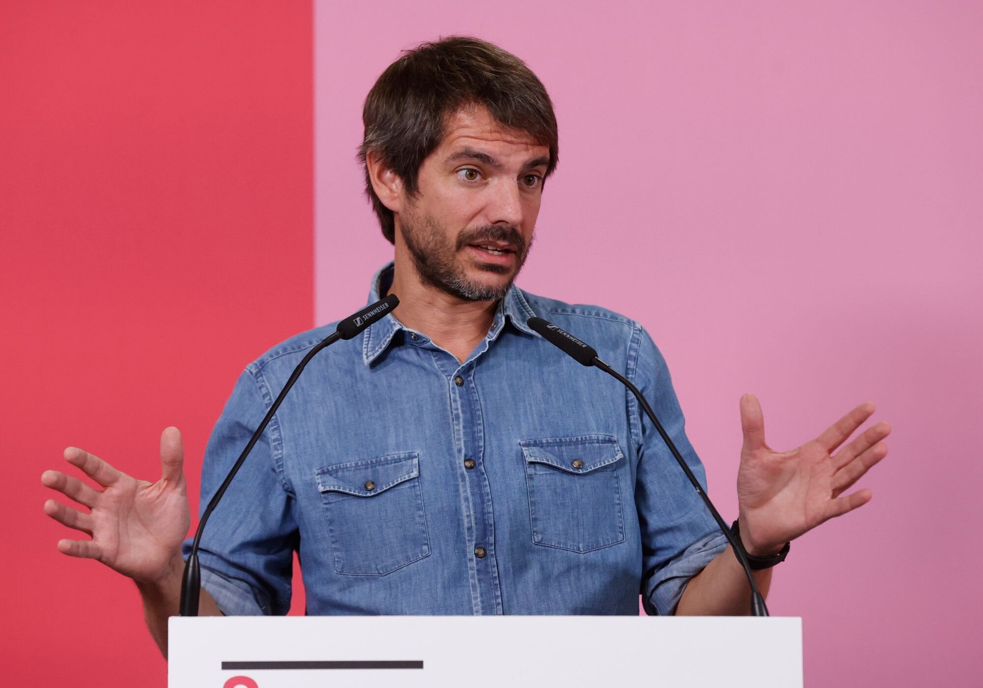 Ernest Urtasun, ministro de Cultura, ha defendido retirar a España de Eurovisión si Israel sigue participando