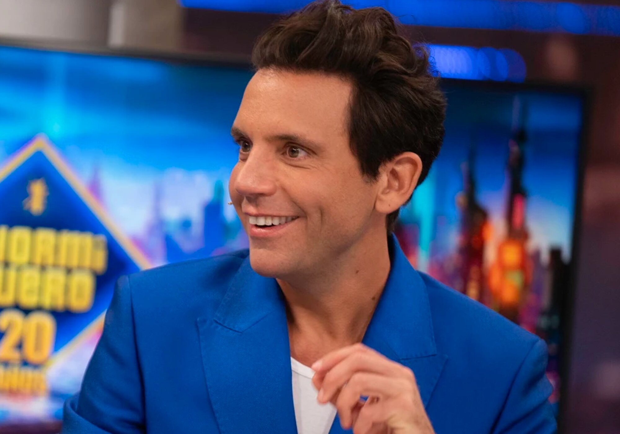 Mika durante su visita a 'El hormiguero' para promocionar 'La Voz'