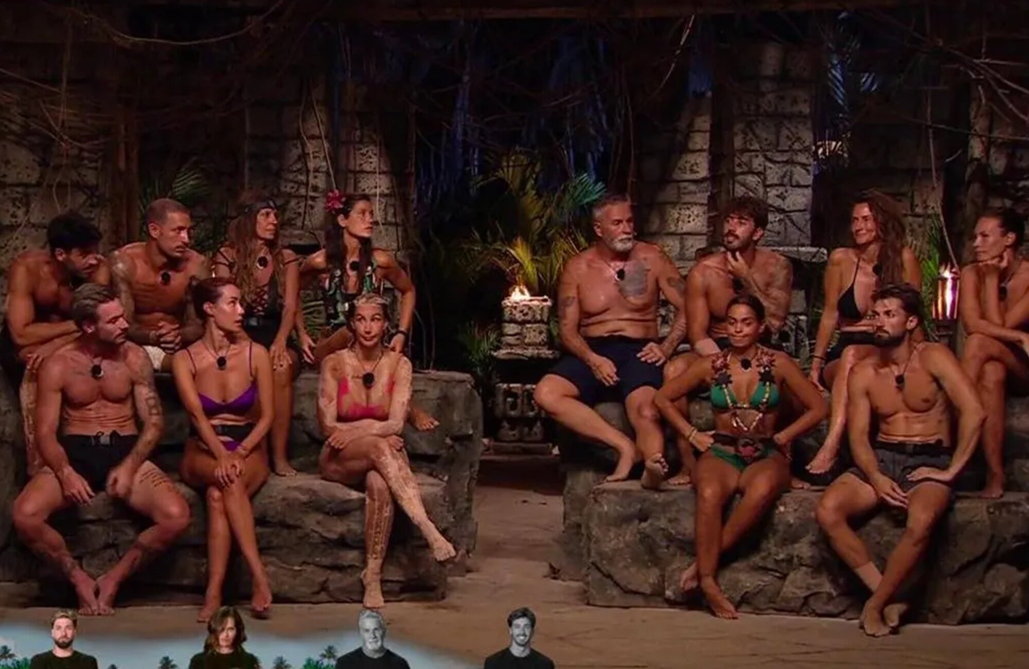 Los concursantes de &#39;Supervivientes All Stars 2&#39; en la palapa