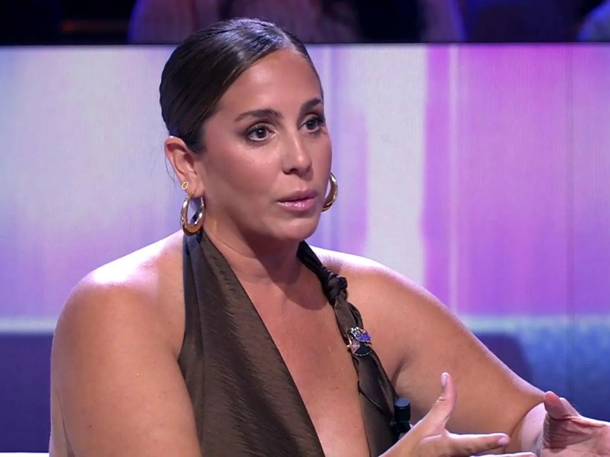 Anabel Pantoja hablando en '¡De viernes!'