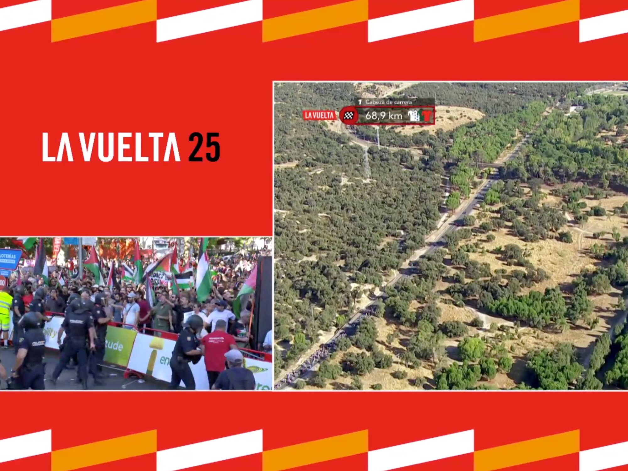 Etapa final de la Vuelta Ciclista, retransmitida en La 1 de TVE