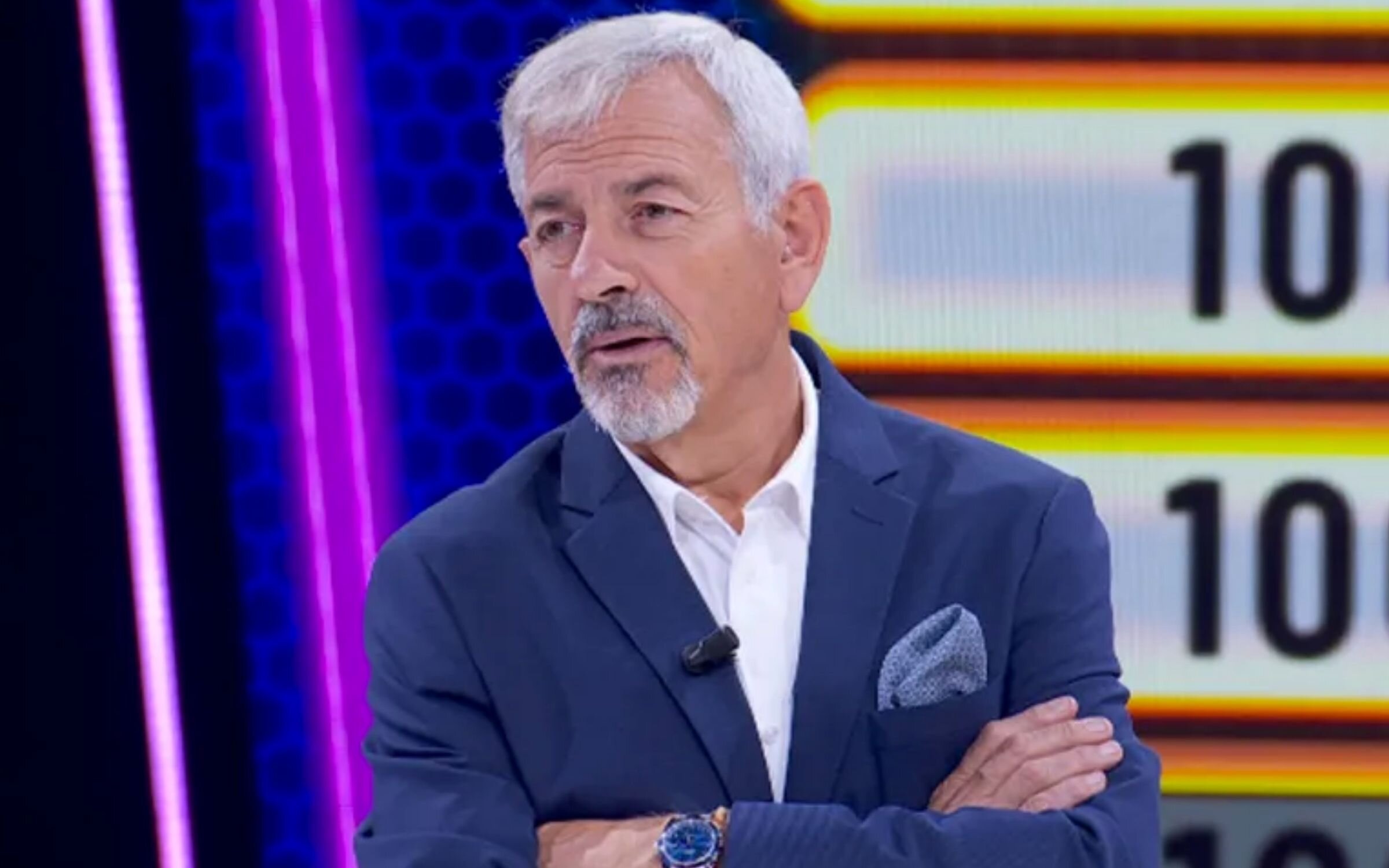 Carlos Sobera, en el plató de 'Todos por ti'