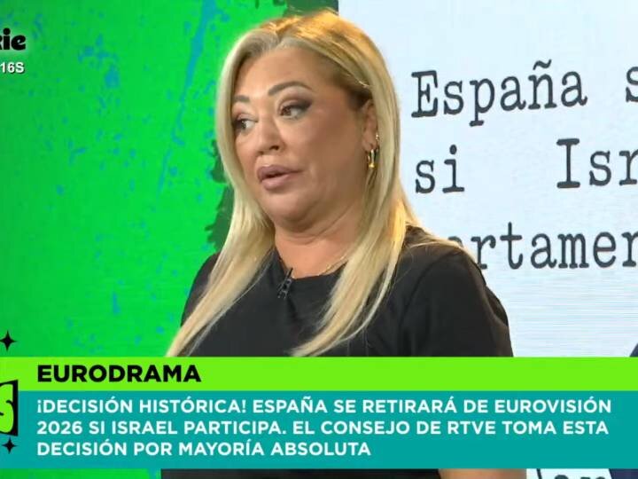 Belén Esteban opina sobre la decisión de RTVE sobre el Festival de Eurovisión en &#39;No somos nadie&#39;