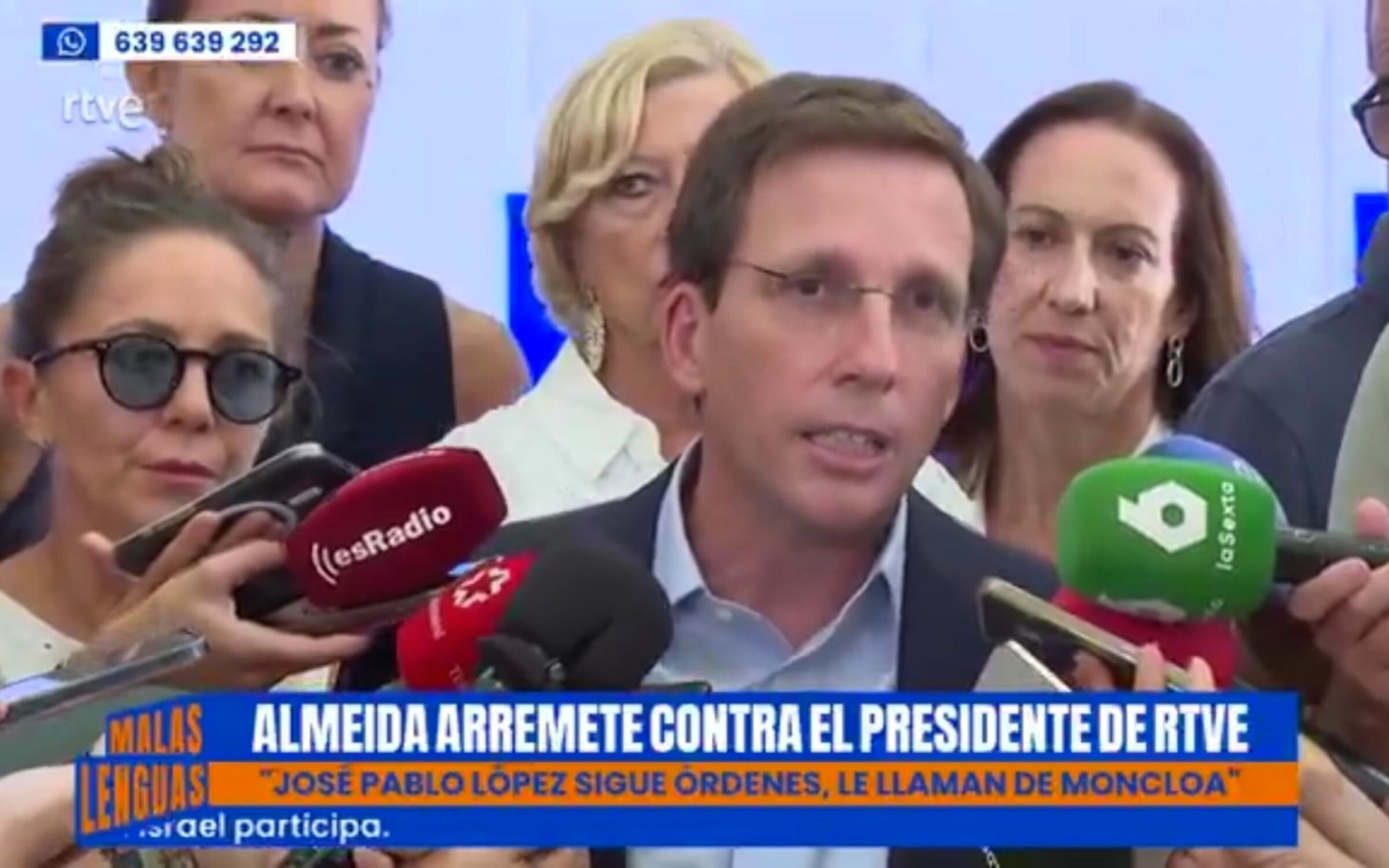 Almedia comparece ante la prensa y critica la actuación de RTVE