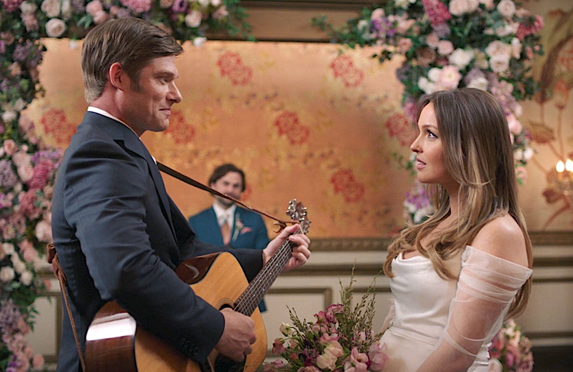 Link y Jo en su boda, celebrada en la temporada 21 de &#39;Anatomía de Grey&#39;