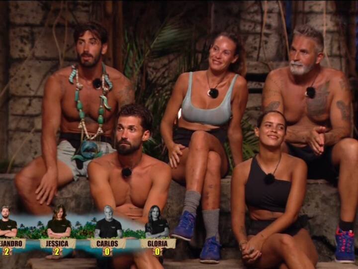 Los concursantes de Playa Armonía en las nominaciones de la gala 3 de 'Supervivientes All Stars 2025'