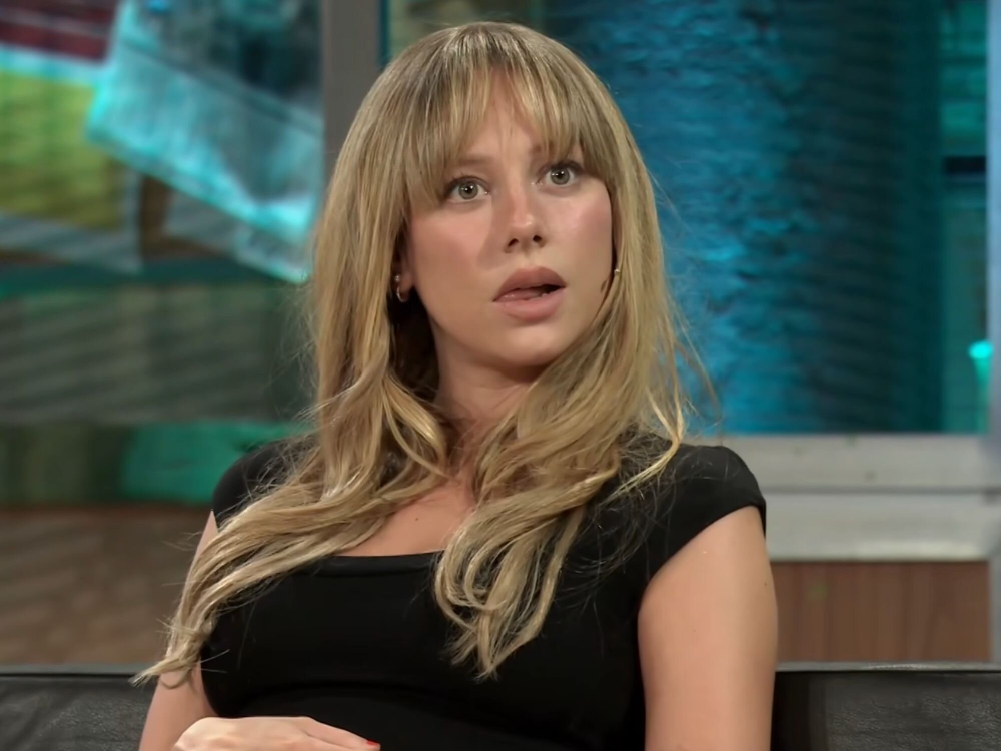 Ester Expósito durante su paso por 'La revuelta'