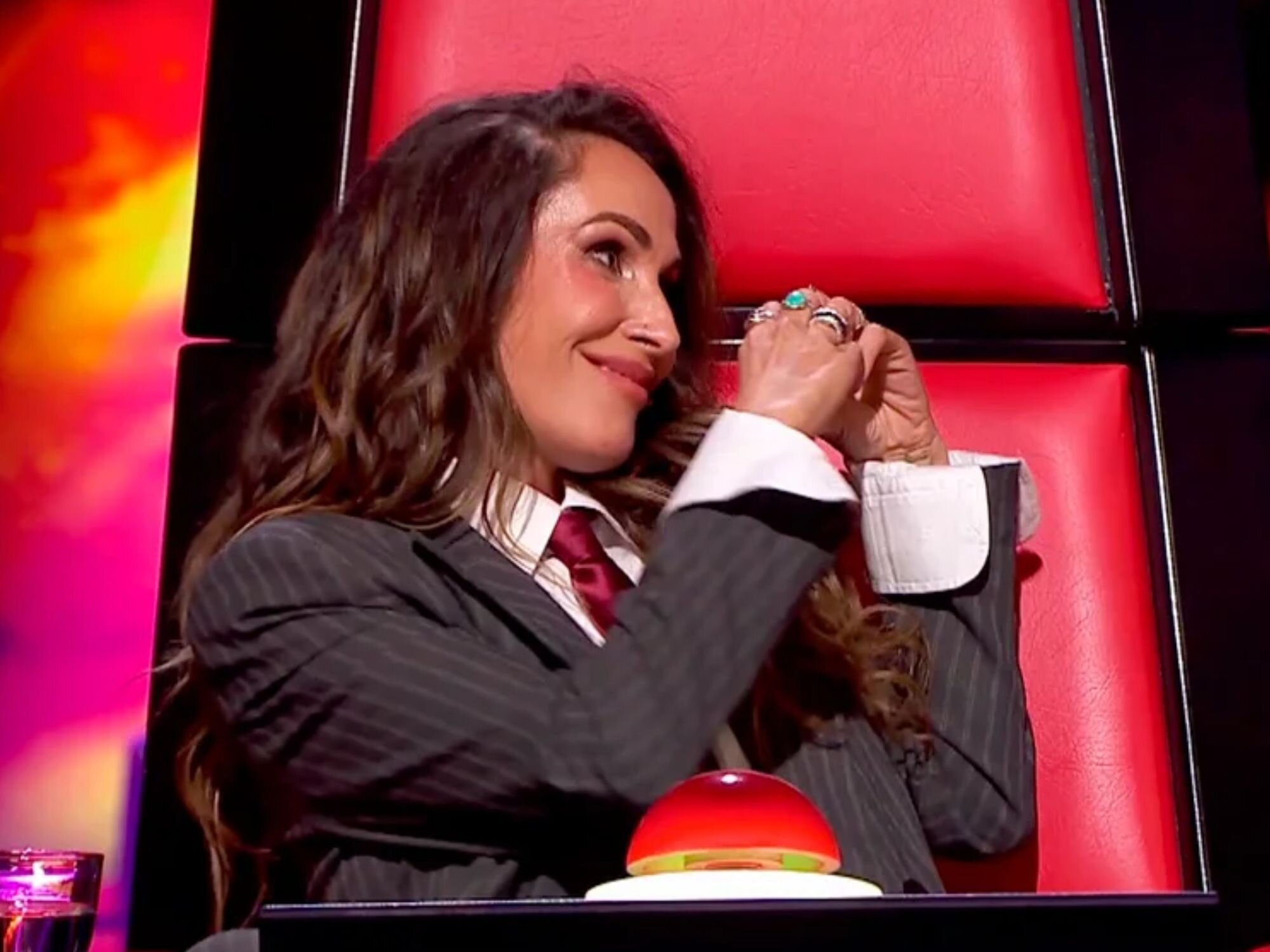 Malú haciendo de coach en &#39;La Voz 2025&#39;