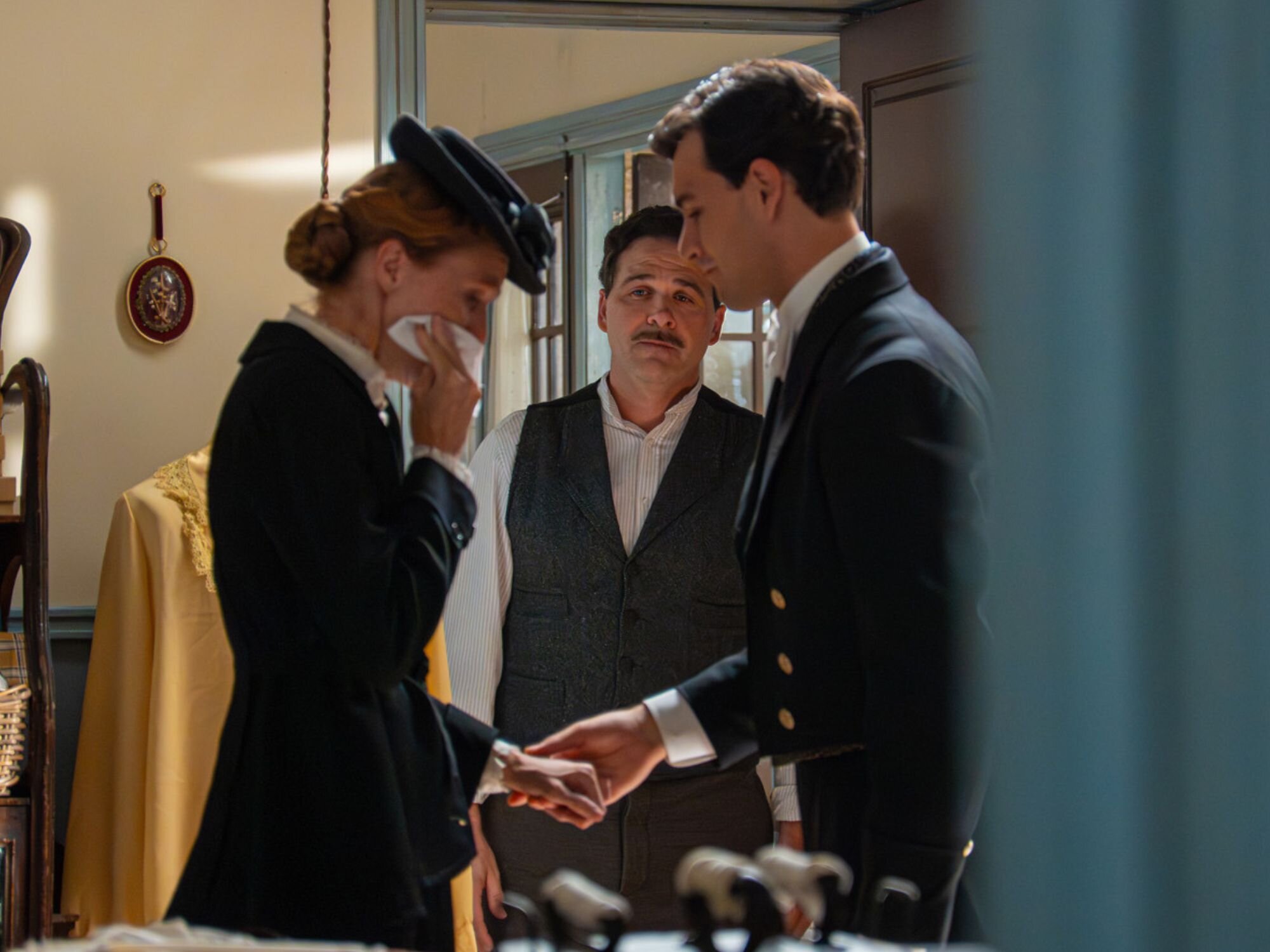 Pía, desconsolada ante su marcha de &#39;La promesa&#39;