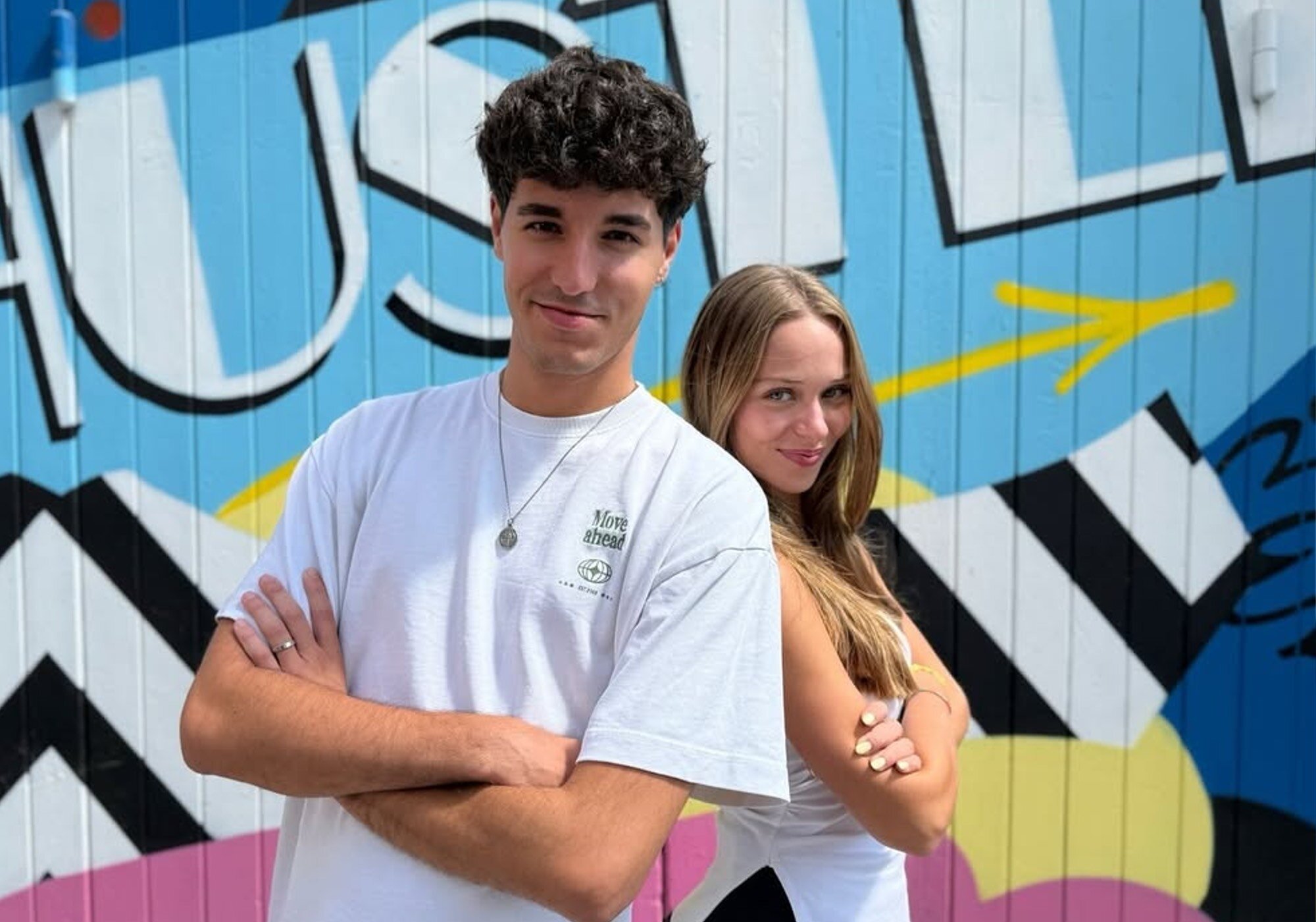 Hugo Pérez y Aina Garriga, presentadores de 'Team Total'