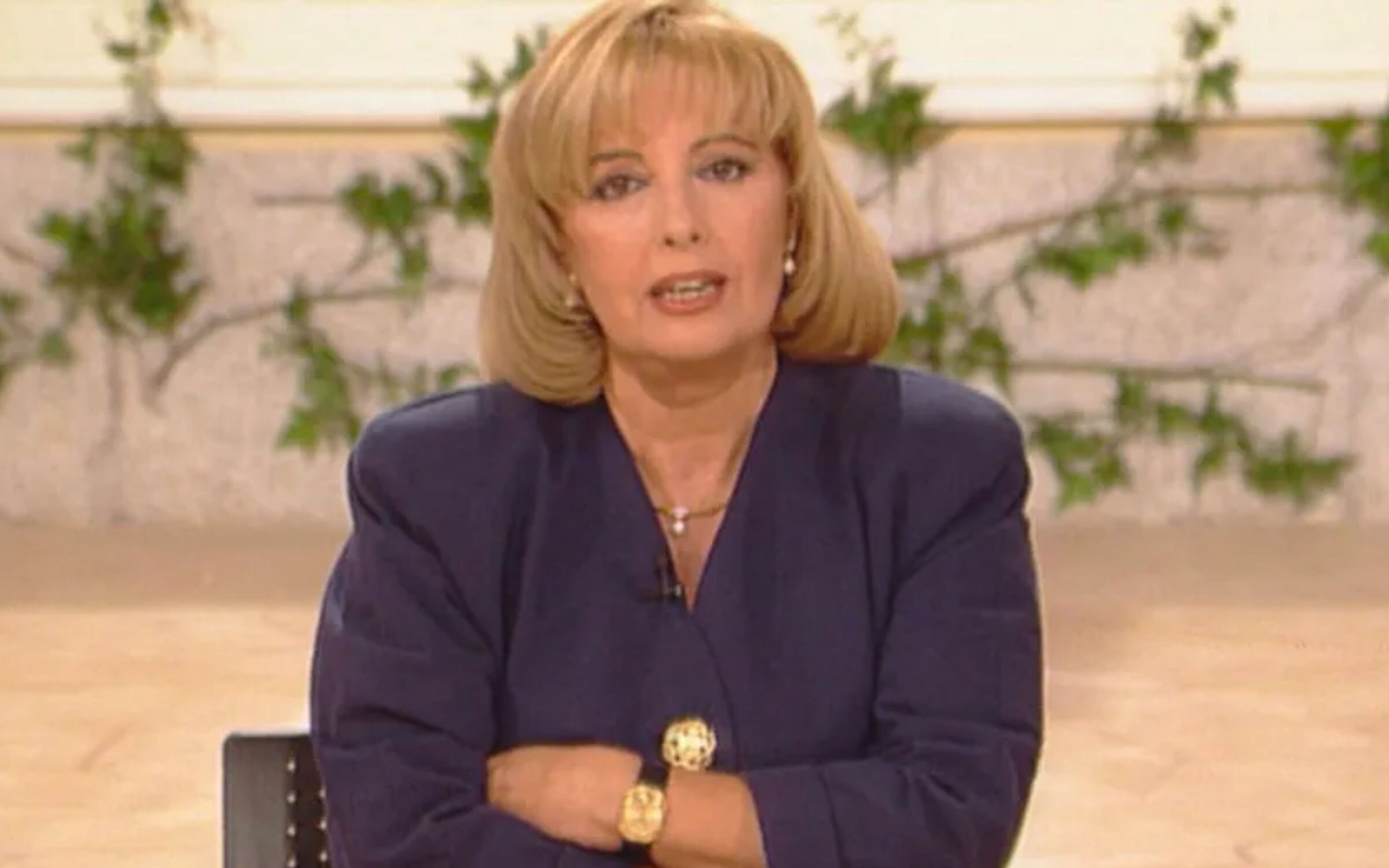 María Teresa Campos presentando &#39;Día a día&#39; donde colaboró Mariví Fernández Palacios