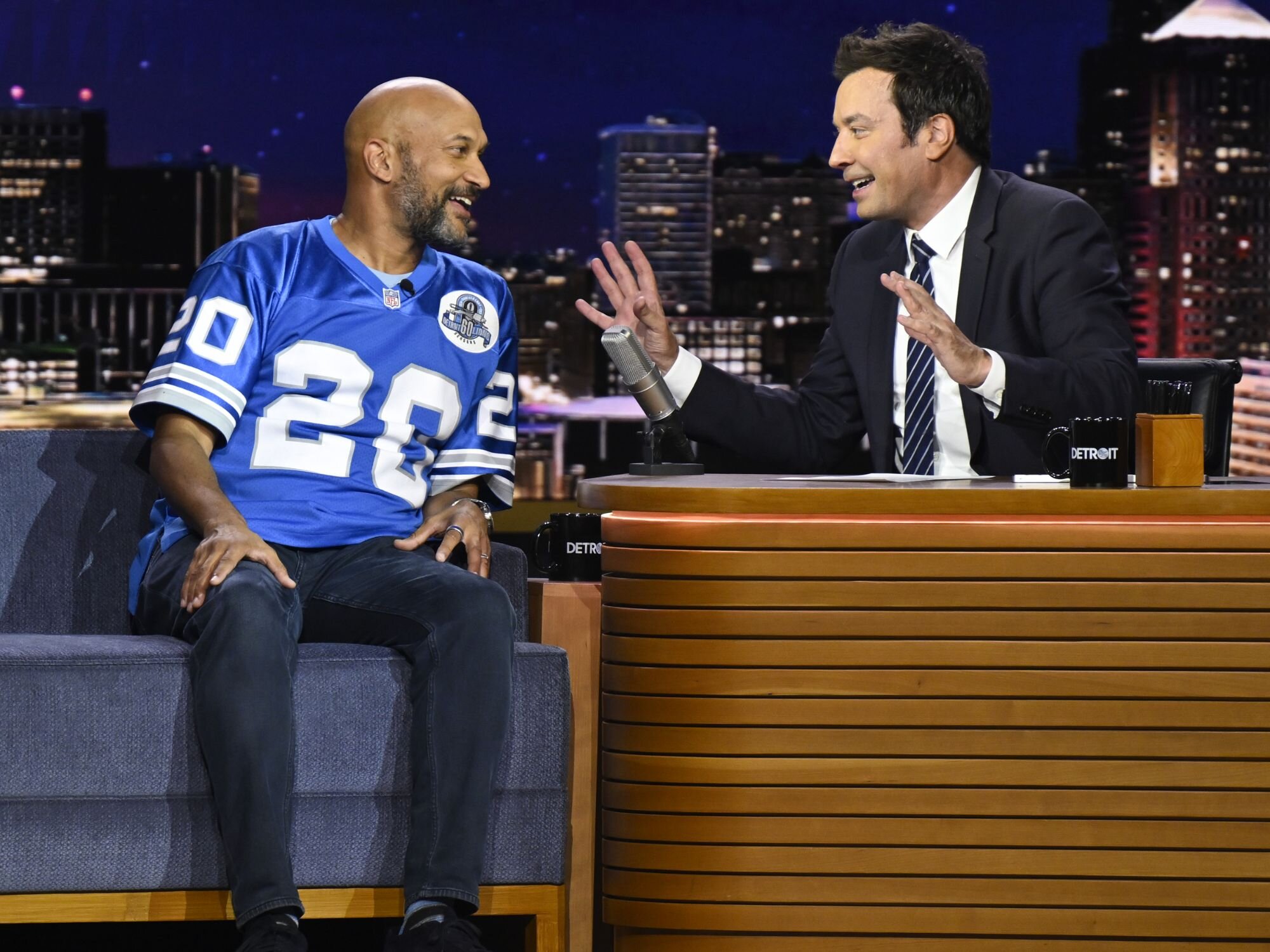 Jimmy Fallon entrevistando a Keegan-Michael Key en &#39;The tonight show&#39;