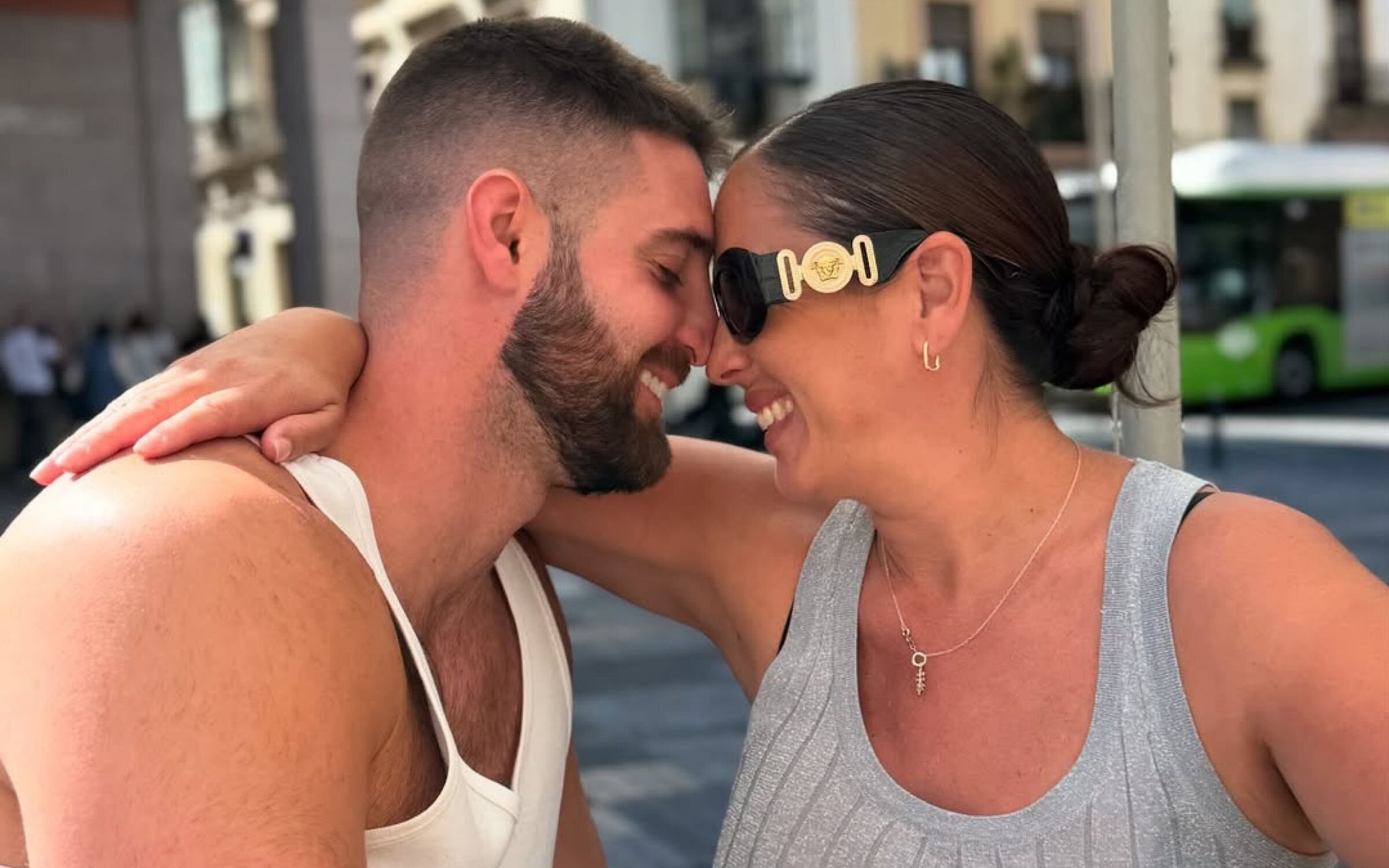 Anabel Pantoja y David Rodríguez en una publicación de sus redes sociales