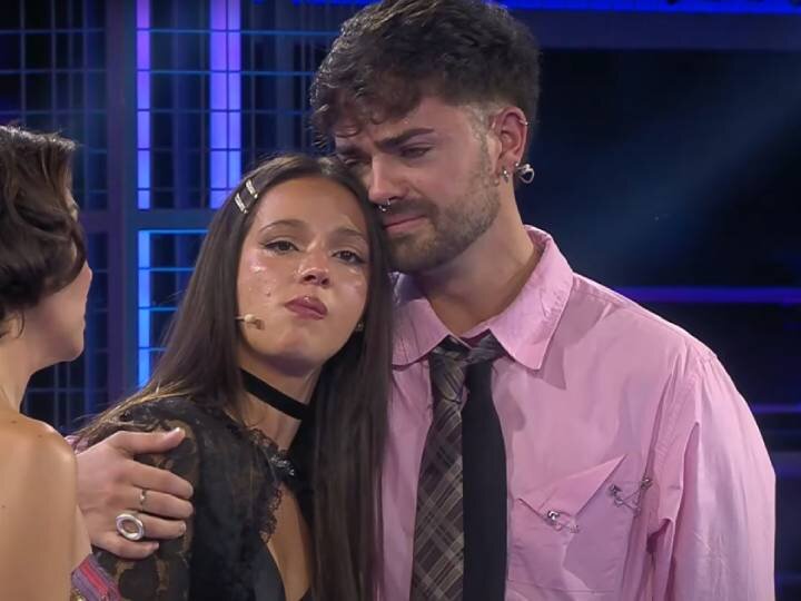 Claudia Arenas e Iván Rojo tras quedar nominados en la gala 1 de &#39;OT 2025&#39;