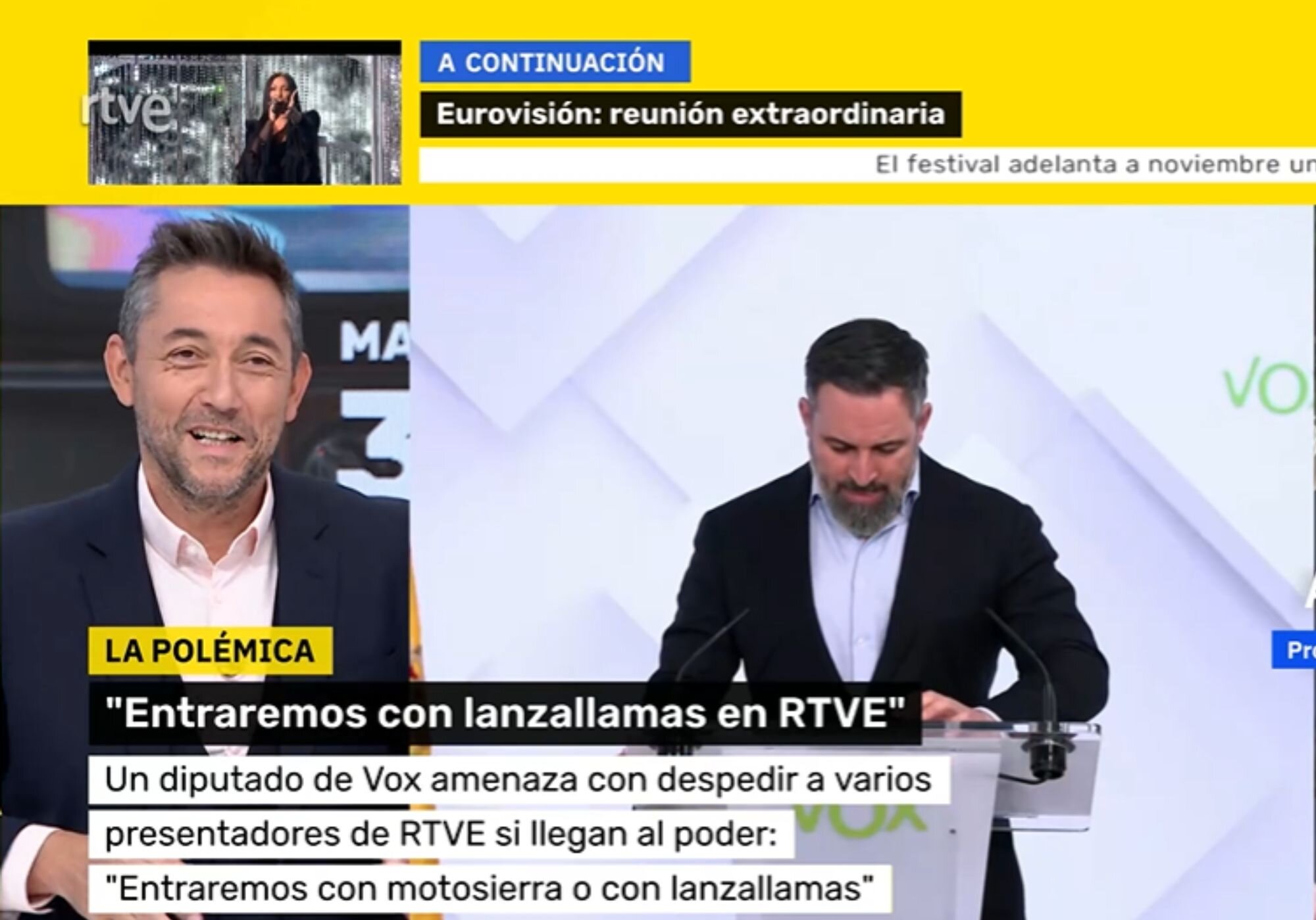 Javier Ruiz contestó a Vox ante las amenazas de echarle de RTVE