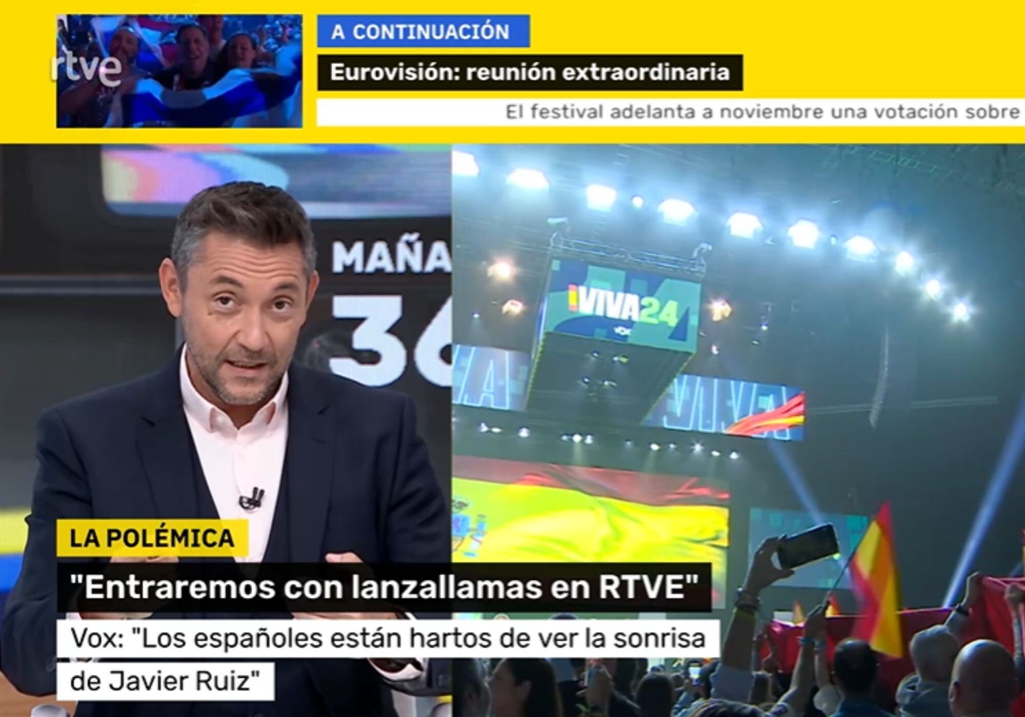 Javier Ruiz denunció las amenazas a la libertad de expresión que ha realizado Vox