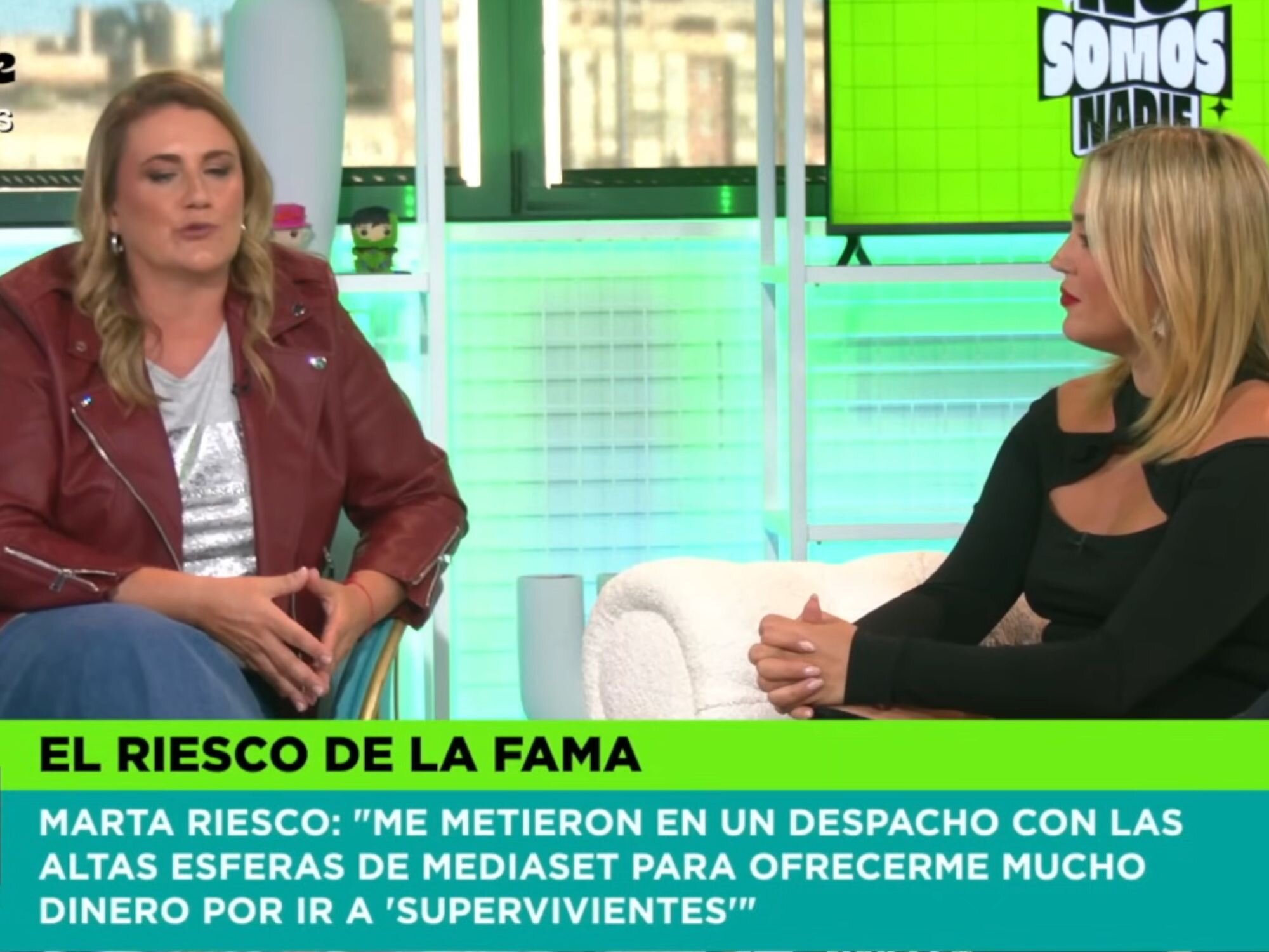 Carlota Corredera y Marta Riesco en 'No somos nadie'