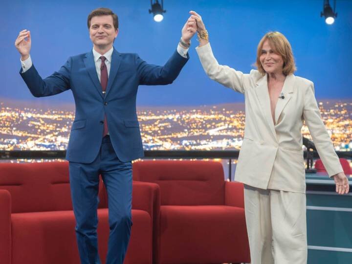 Marc giró y Antonia San Juan en su reciente visita a &#39;Late Xou&#39;