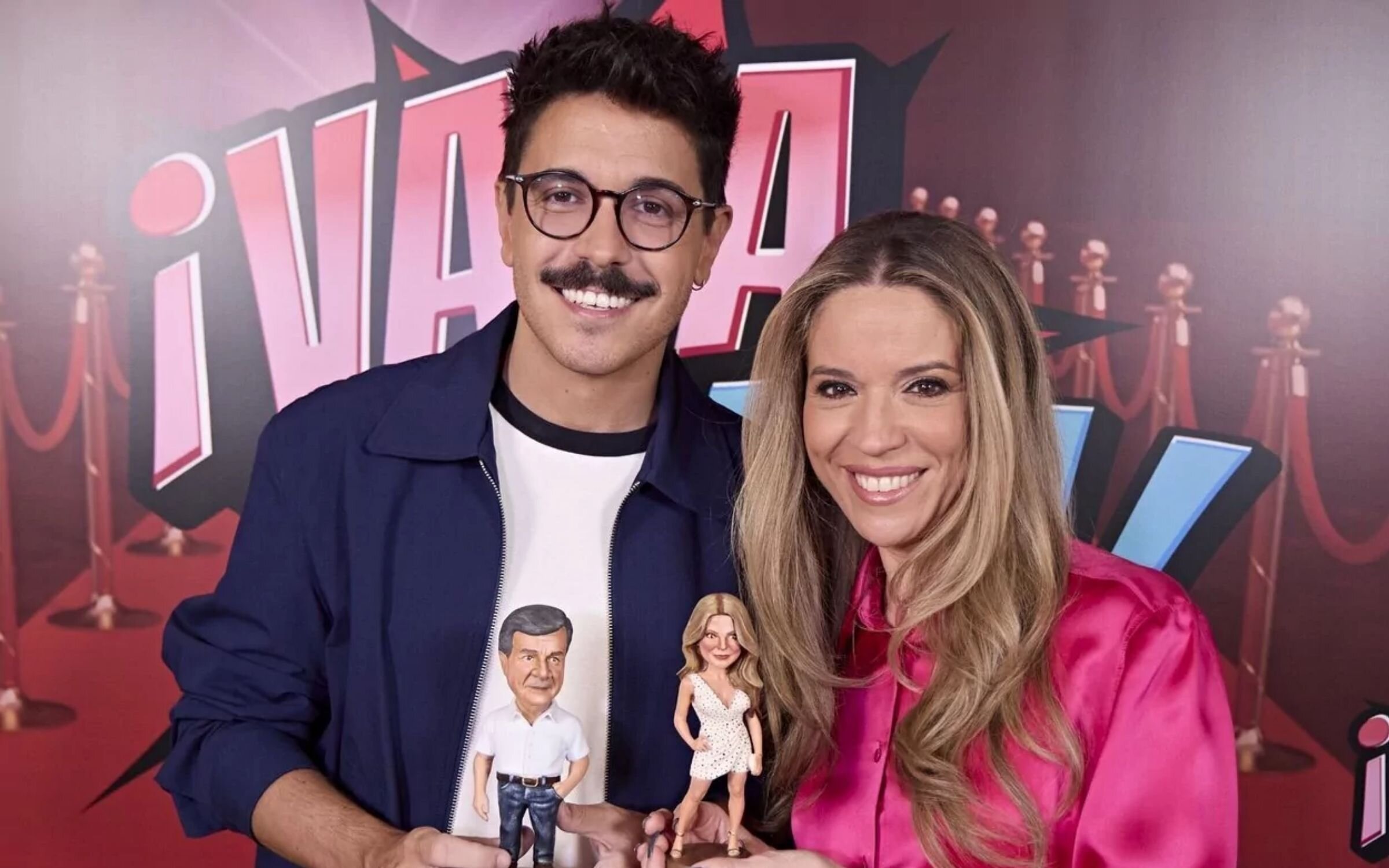 Cristina Lasvignes y Fran Ramírez junto a &quot;los famosetes&quot; de &#39;¡Vaya fama!&#39;
