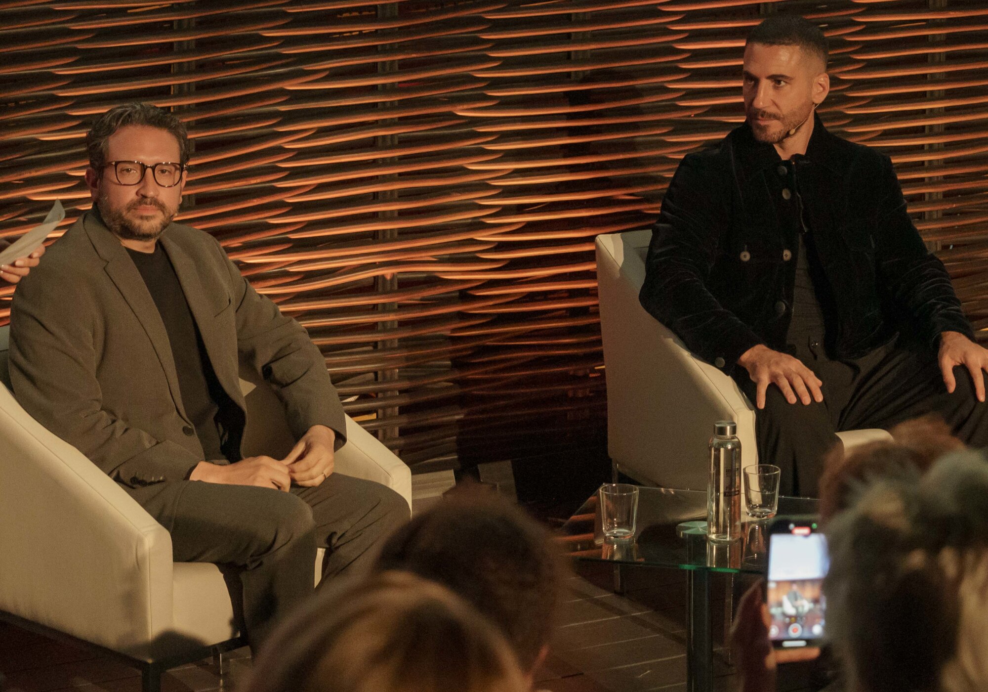 Carlos Quintanilla Sakar y Miguel Ángel Silvestre en Iberseries & Platino Industria 2025