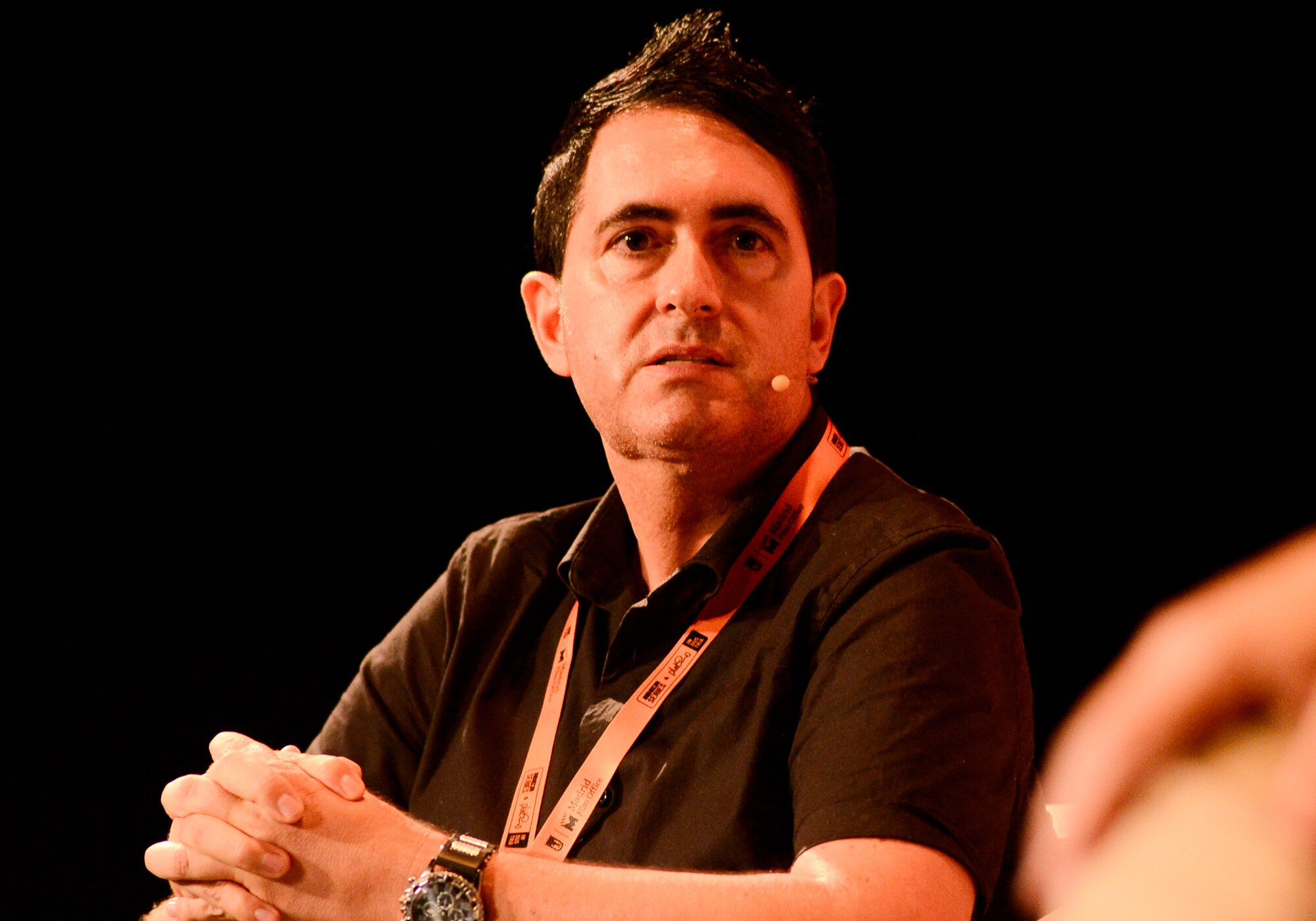 Pau Vergara durante su intervención en Iberseries & Platino Industria