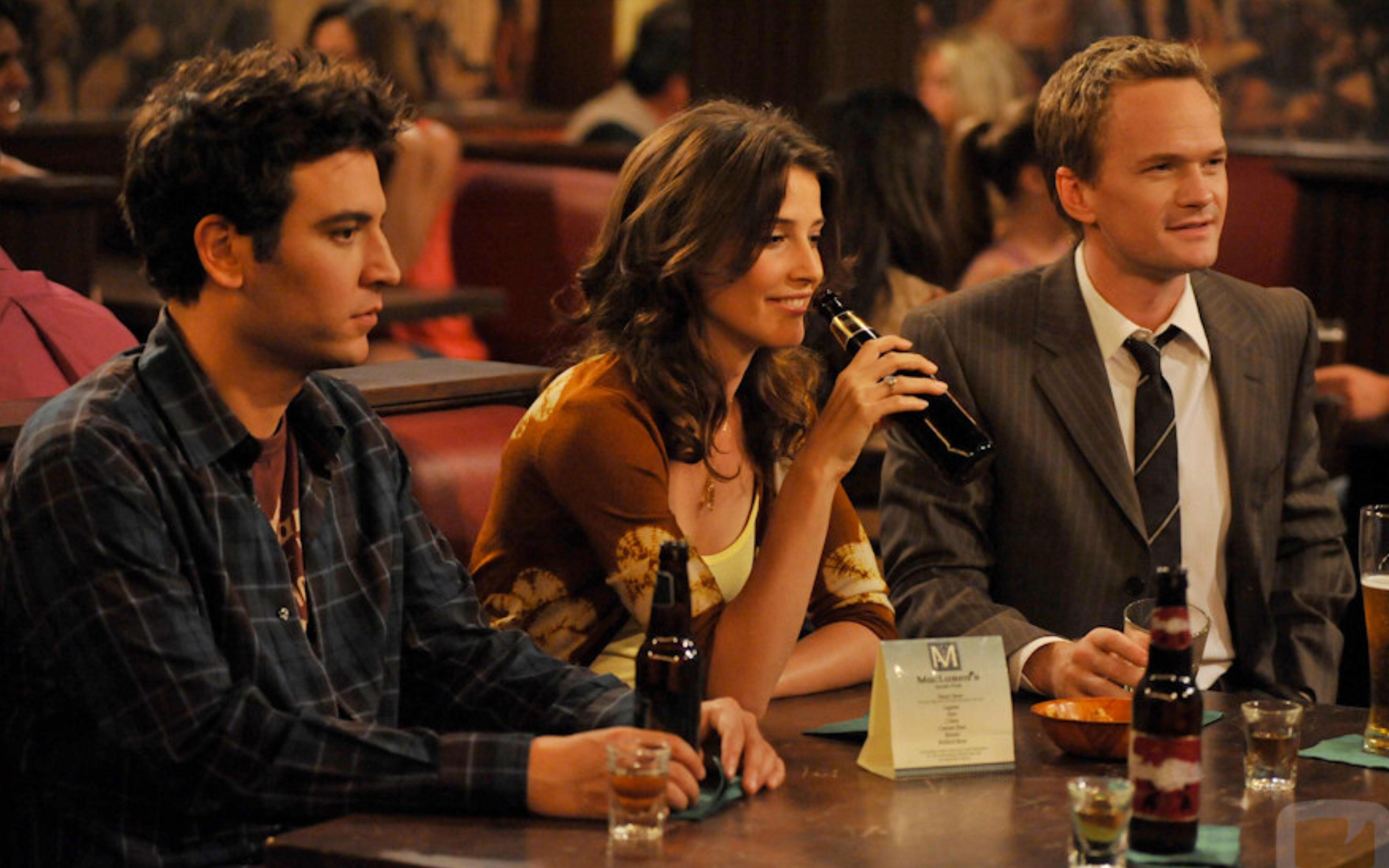 Neil Patrick Harris, Corbie Smulders y Josh Radnor en 'Cómo conocí a vuestra madre'