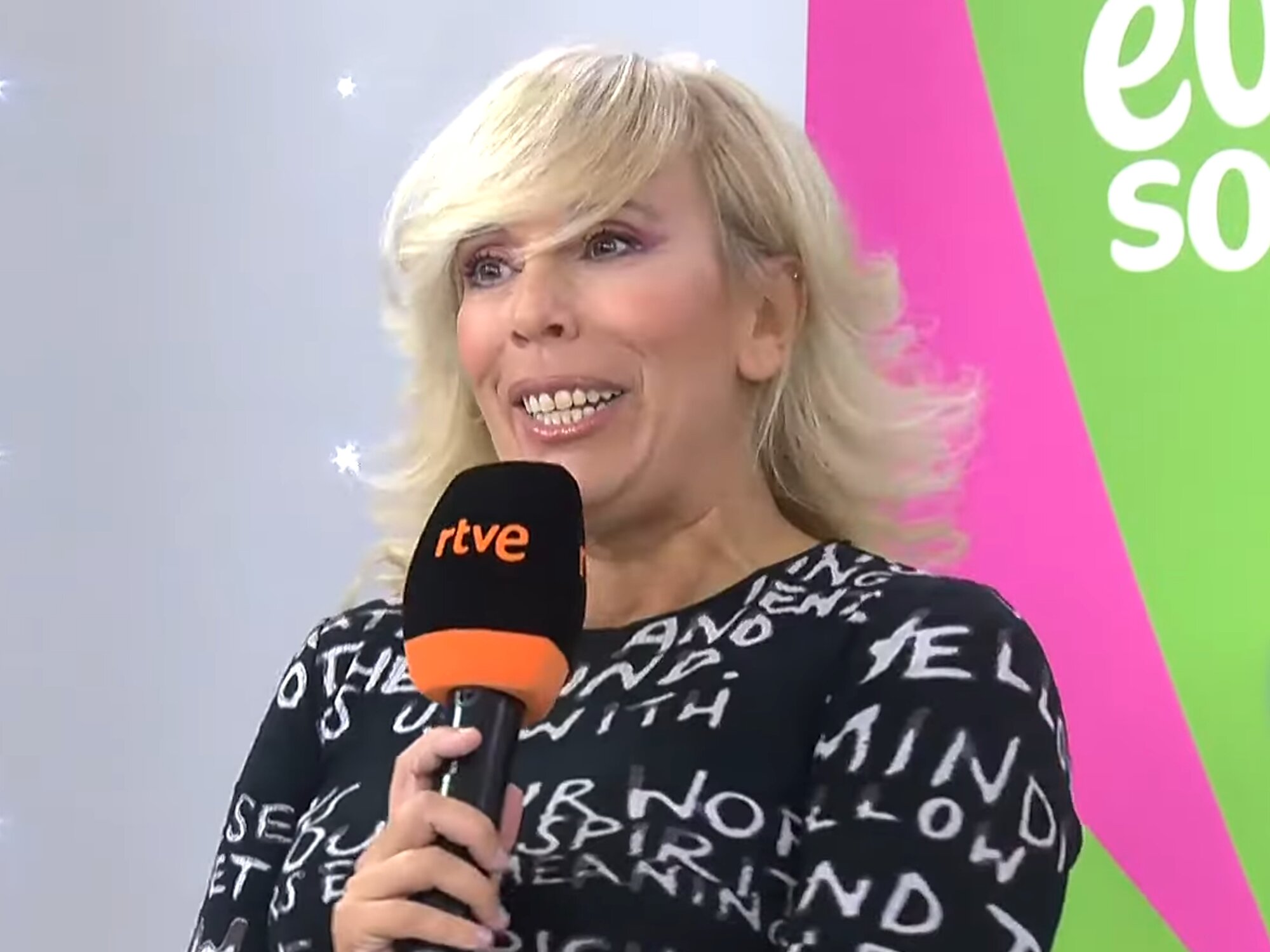 María Eizaguirre en la presentación de la canción de Gonzalo Pinillos para Eurovisión Junior 2025