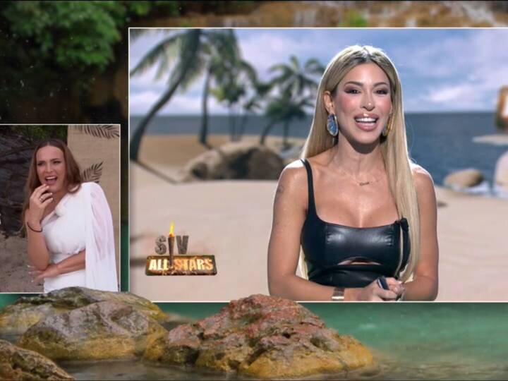 Marta Peñate escucha el mensaje de Oriana Marzoli antes de su boda en 'Supervivientes All Stars 2025'