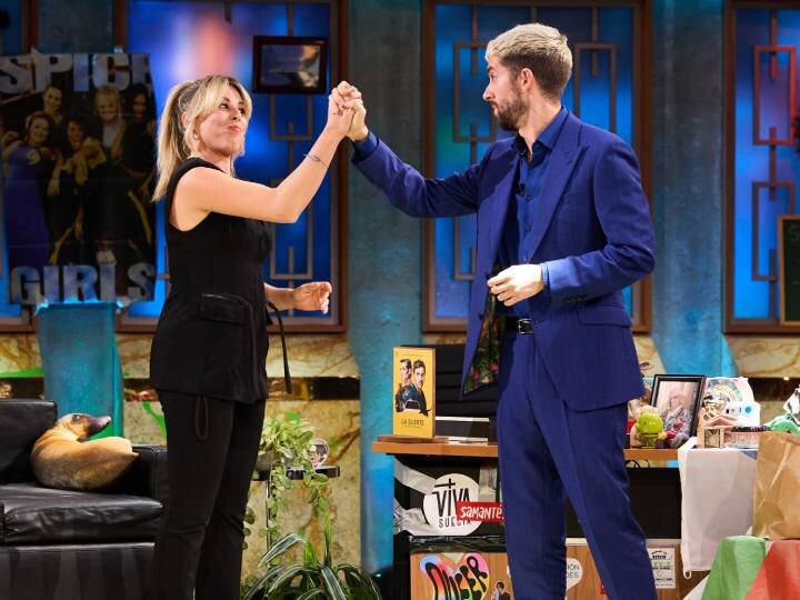 David Broncano recibe a Valeria Ros por primera vez en la segunda temporada de &#39;La revuelta&#39;