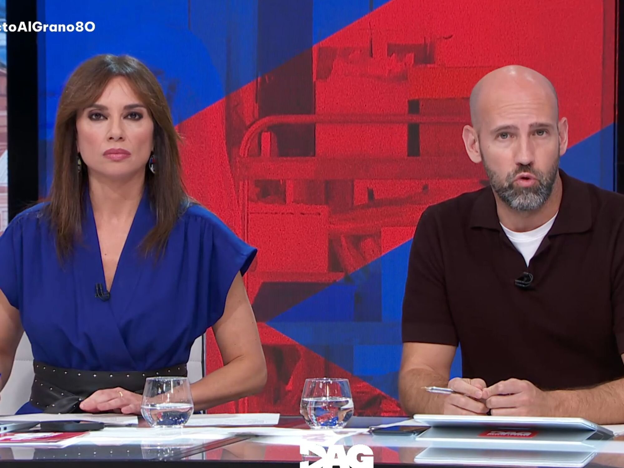 Marta Flich y Gonzaló Miro presentando &#39;Directo al grano&#39;