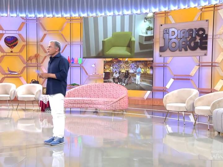 Jorge Javier en el plató de &#39;El diario de Jorge&#39;