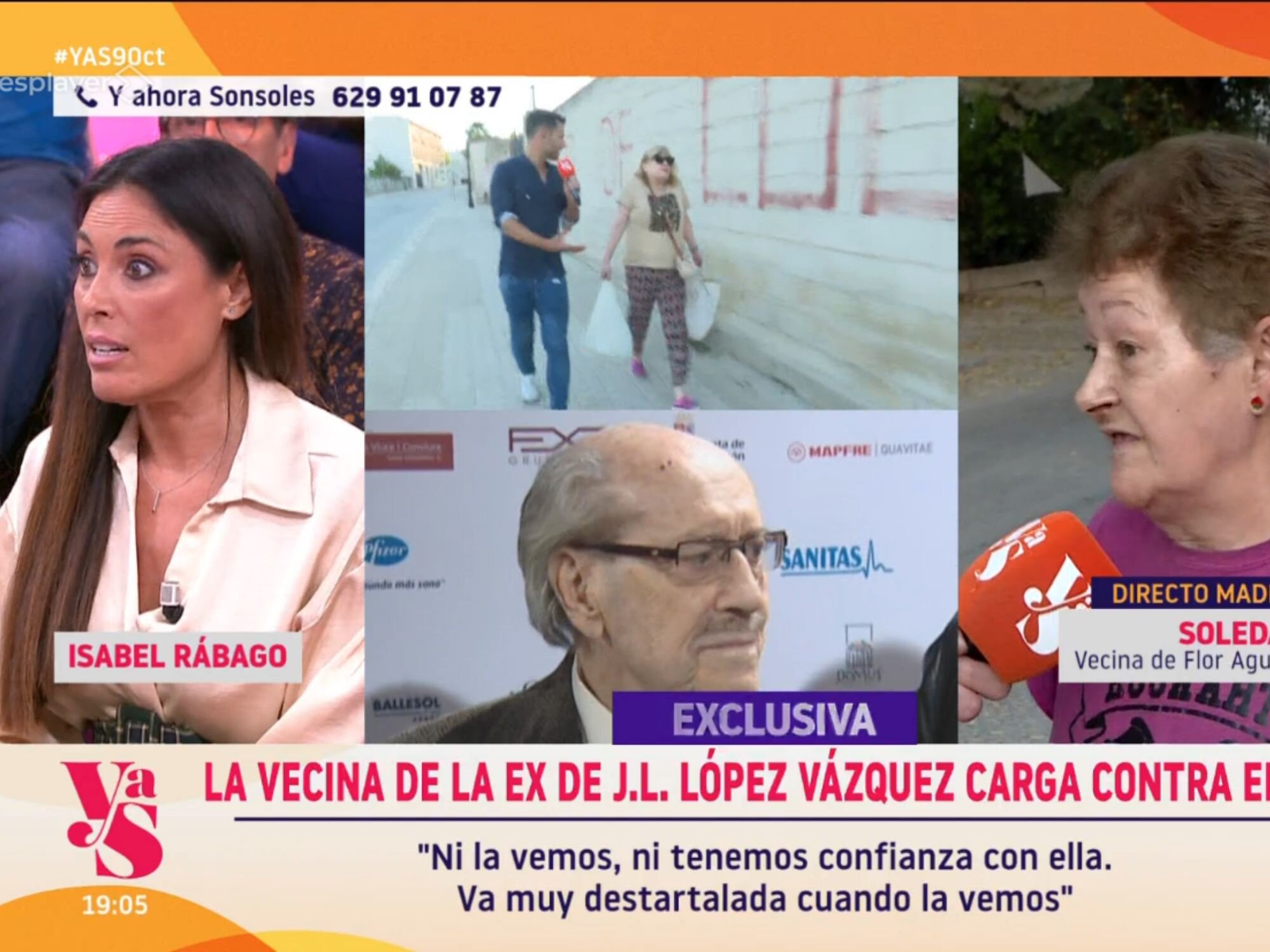 Soledad indignada con Isabel Rábago en 'Y ahora, Sonsoles'