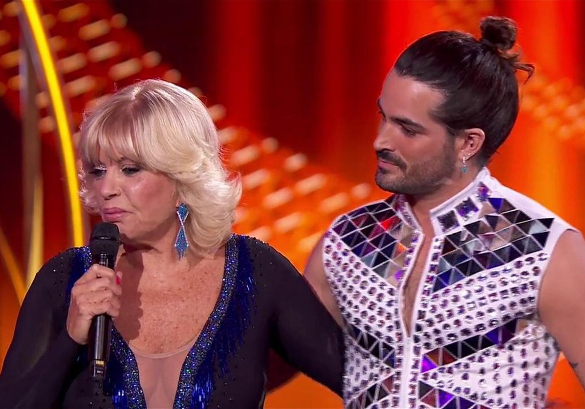 Bárbara Rey junto a su compañero en &#39;Bailando con las estrellas&#39;