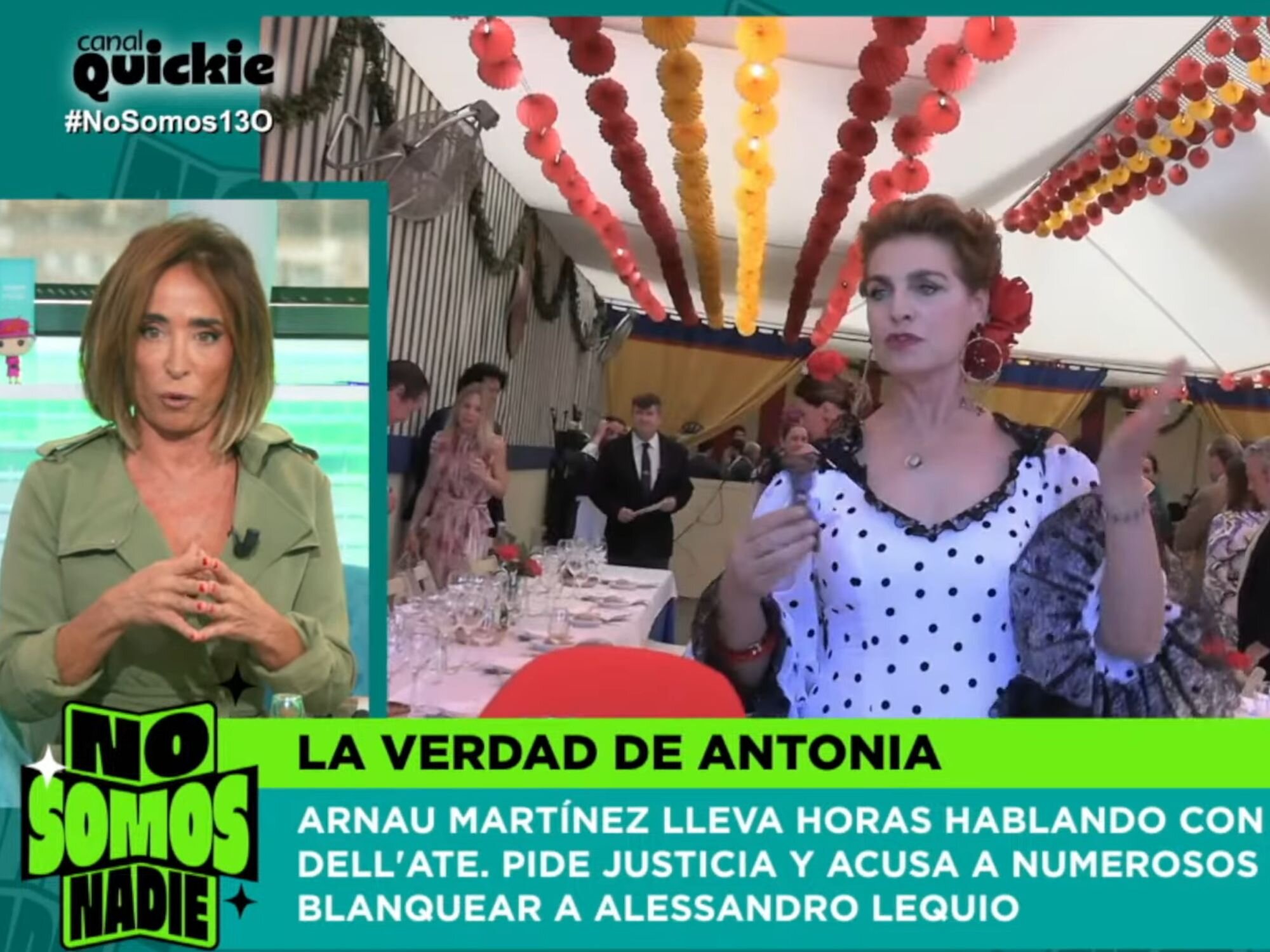 María Patiño hablando sobre Antonia Dell'Atte en 'No somos nadie'