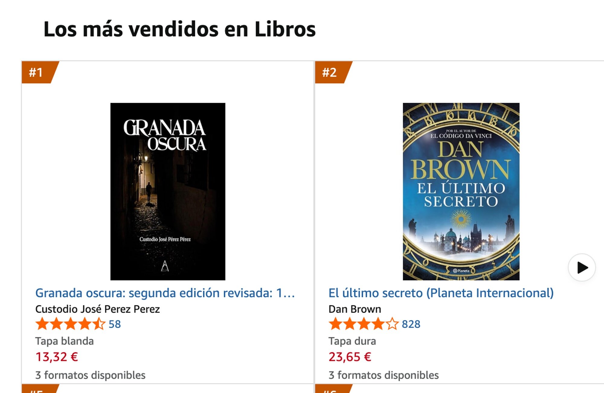 El libro de Custodio Pérez es el más vendido de Amazon por delante del de Dan Brown
