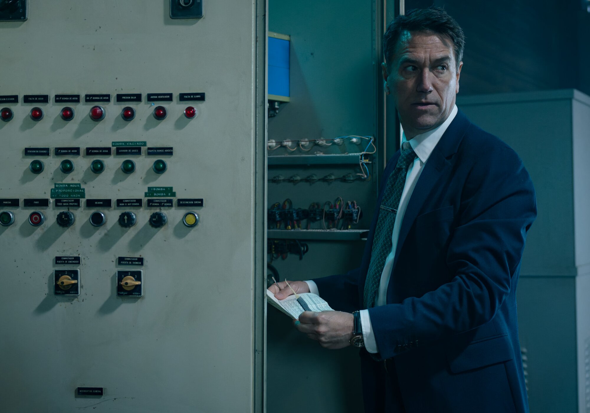 Gabriel, en la sala de máquinas de 'Sueños de libertad'