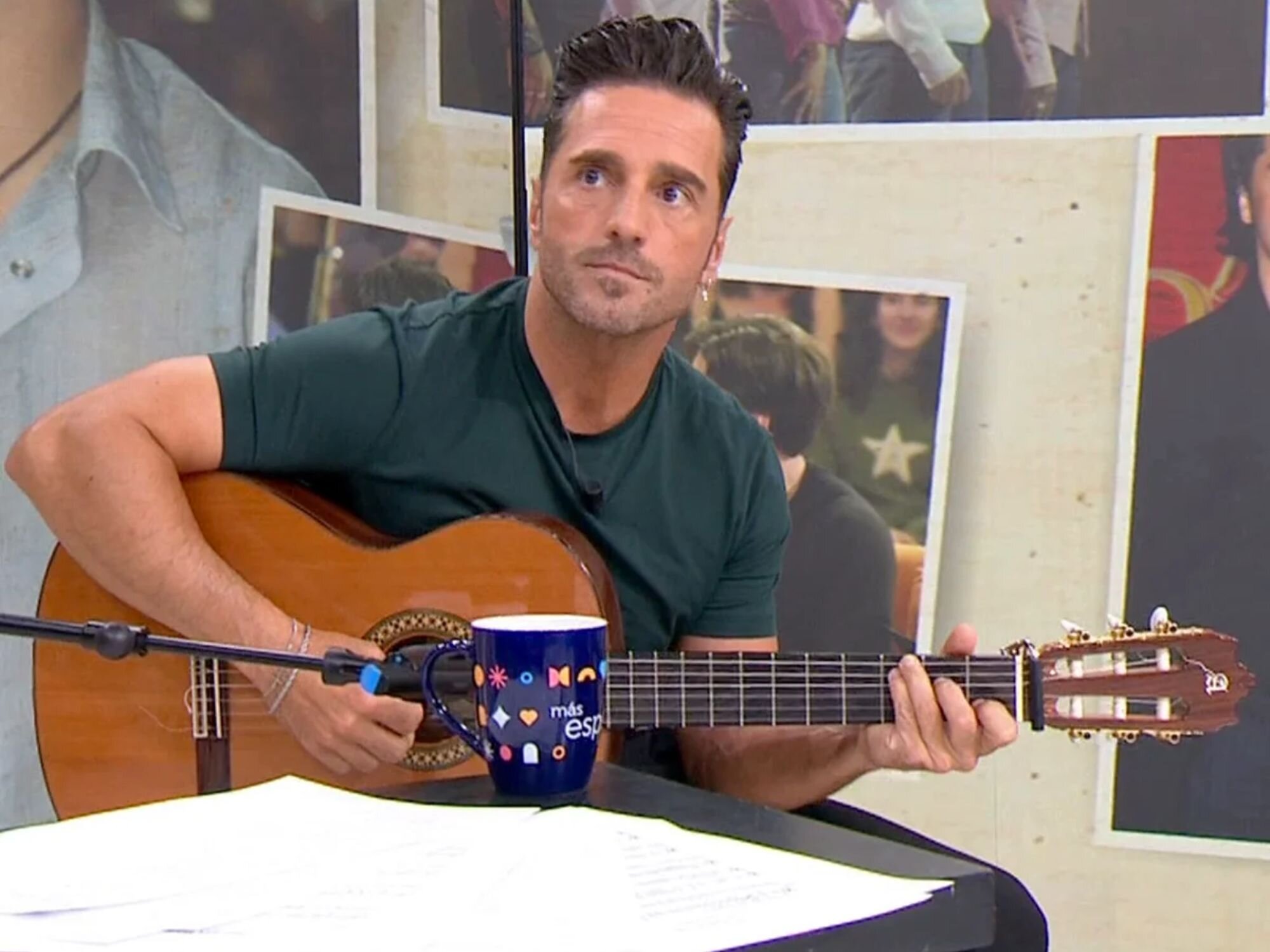 David Bustamante cantando en &#39;Espejo público&#39;
