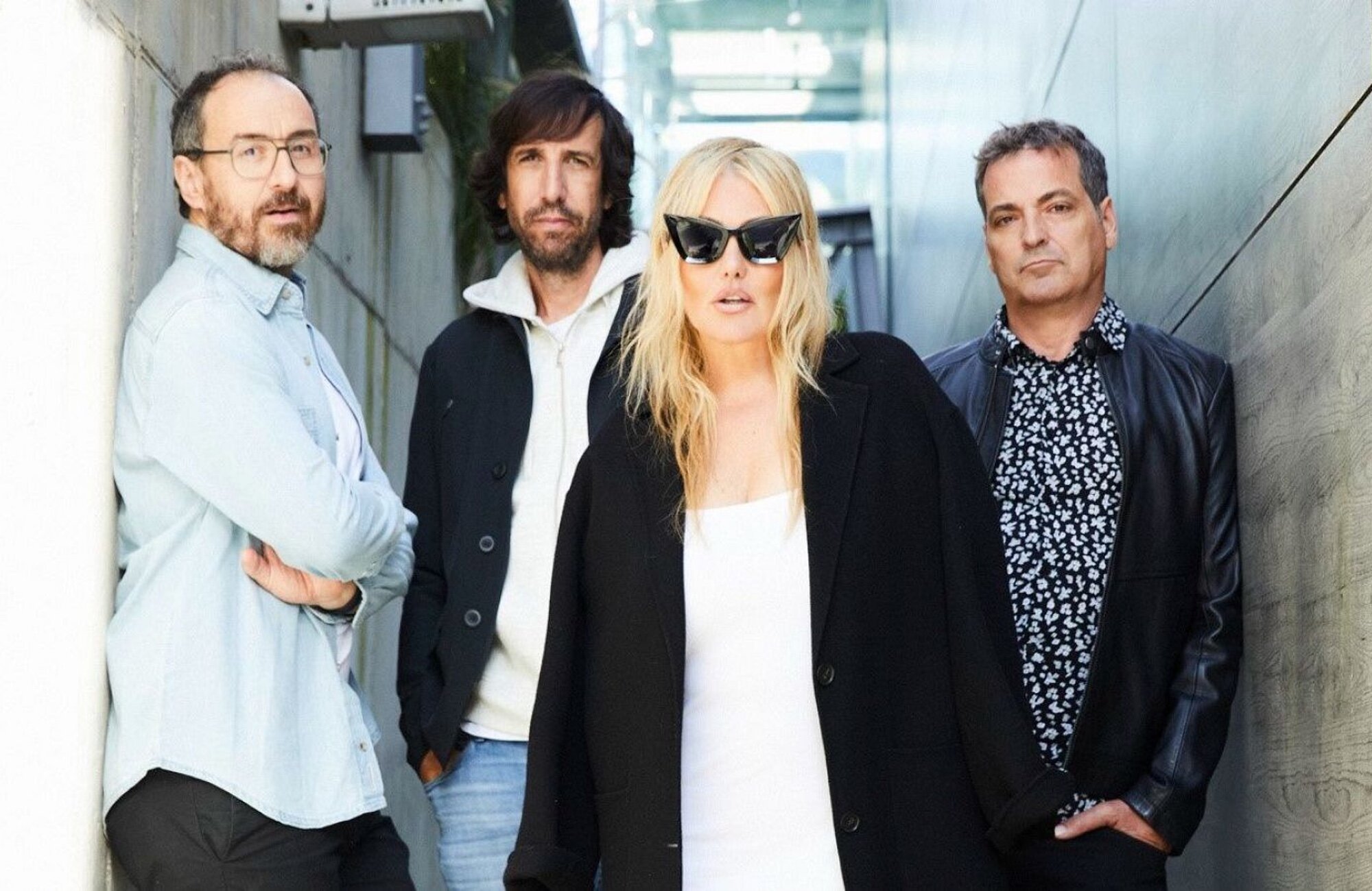 Xabi San Martín, Haritz Garde, Amaia Montero y Álvaro Fuentes, integrantes de La Oreja de Van Gogh