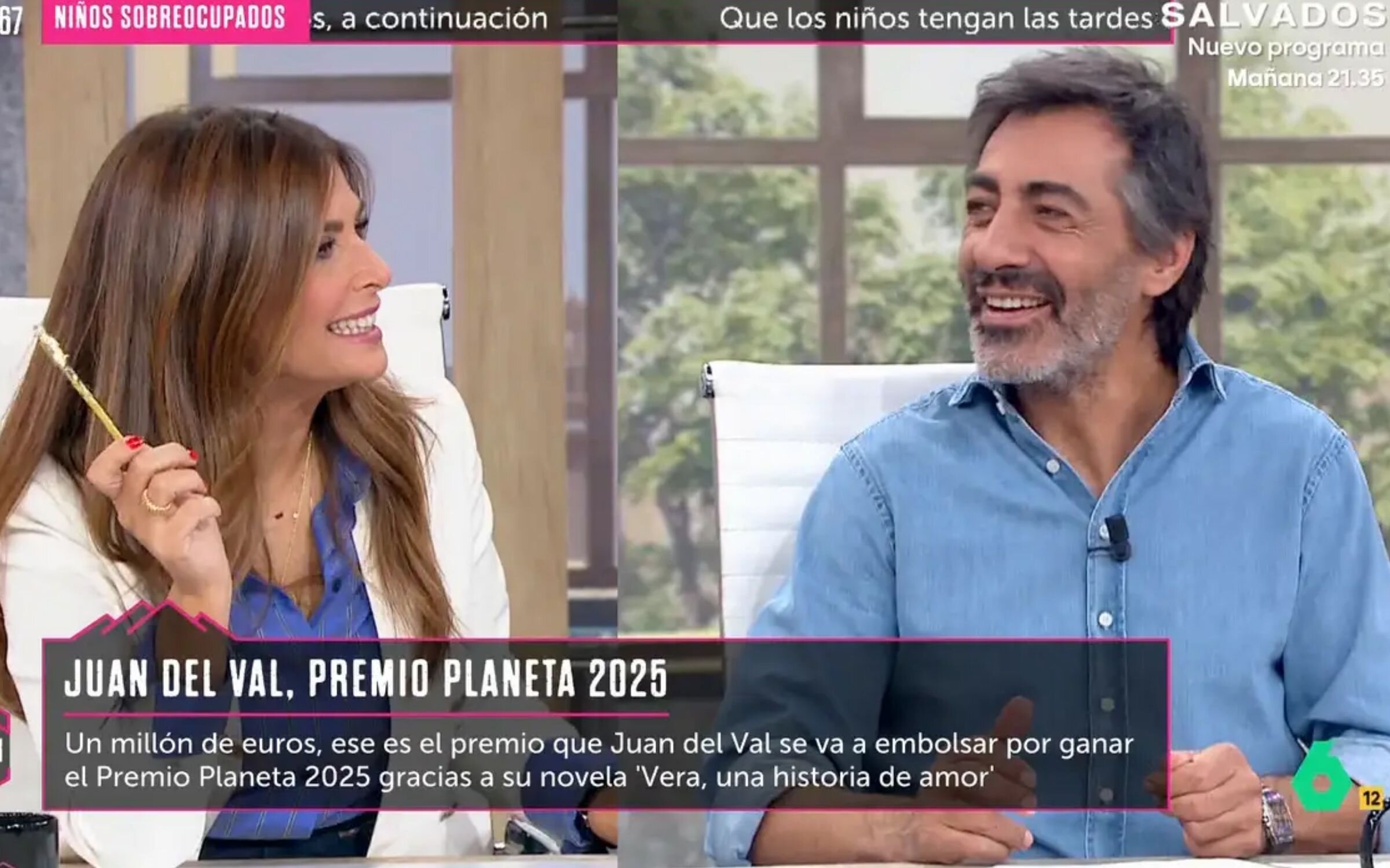 Juan del Val junto a Nuria Roca en &#39;La Roca&#39;