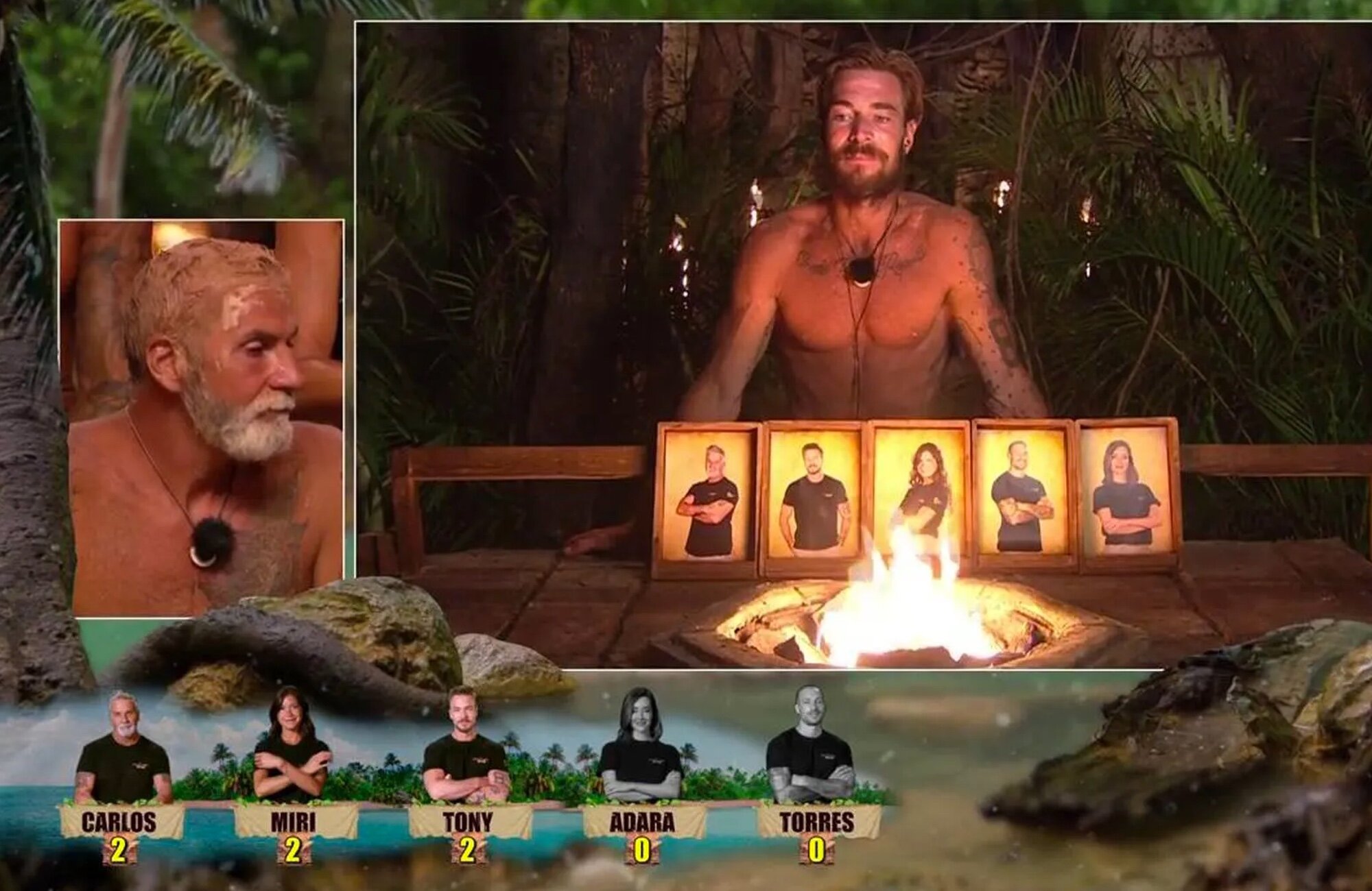 Tony Spina y Carlos Alba en las nominaciones de 'Supervivientes All Stars'