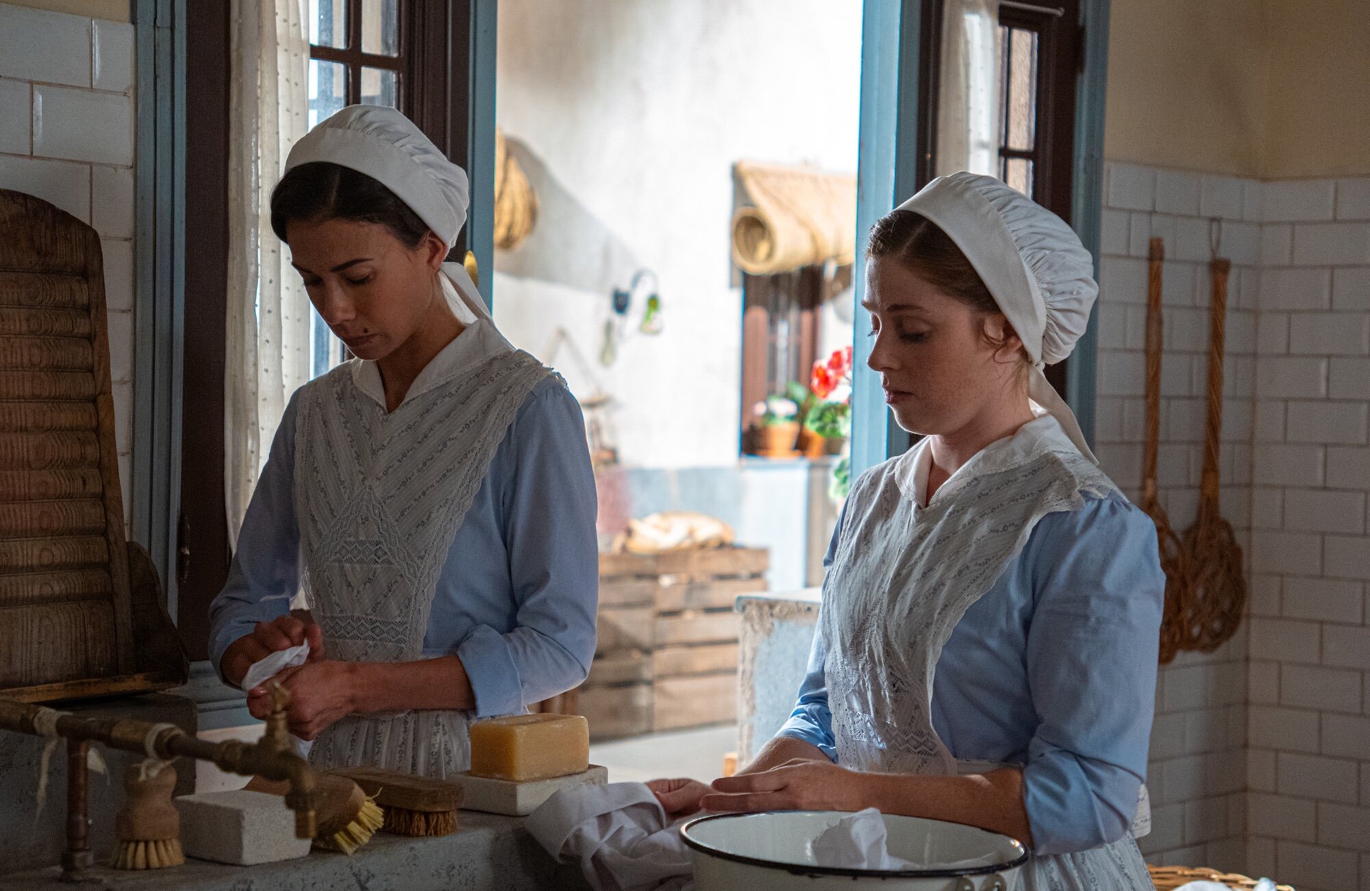 Teresa y María Fernández en 'La promesa'
